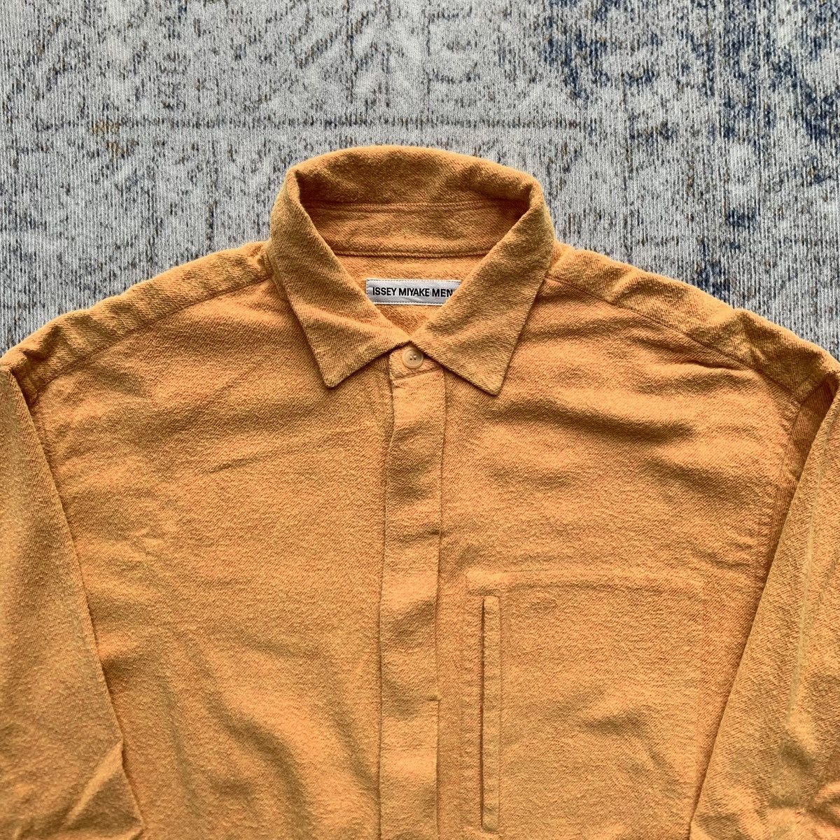 Issey Miyake Vintage Rare 1990s Issey Miyake Men Long Shirt Hidden Button Size US L / EU 52-54 / 3 - 2 Thumbnail