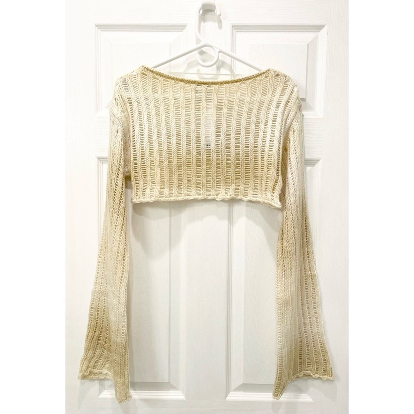Urban Outfitters Urban Outfitters Ladder-Knit Shrug Sweater M Size M / US 6-8 / IT 42-44 - 2 Thumbnail