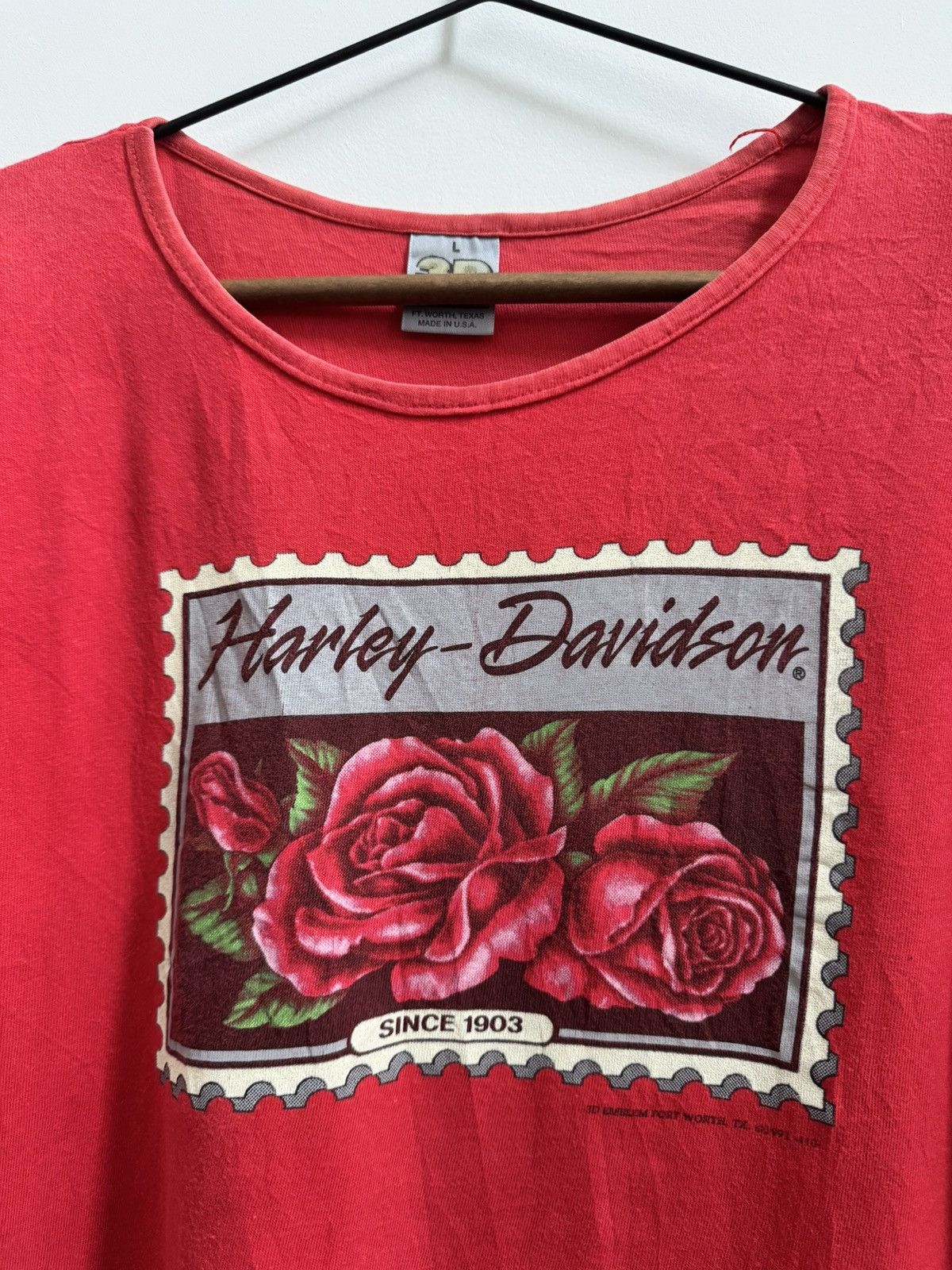 Harley Davidson 3D Emblem Vintage Harley Davidson Shirt Womens Size L / US 10 / IT 46 - 2 Thumbnail