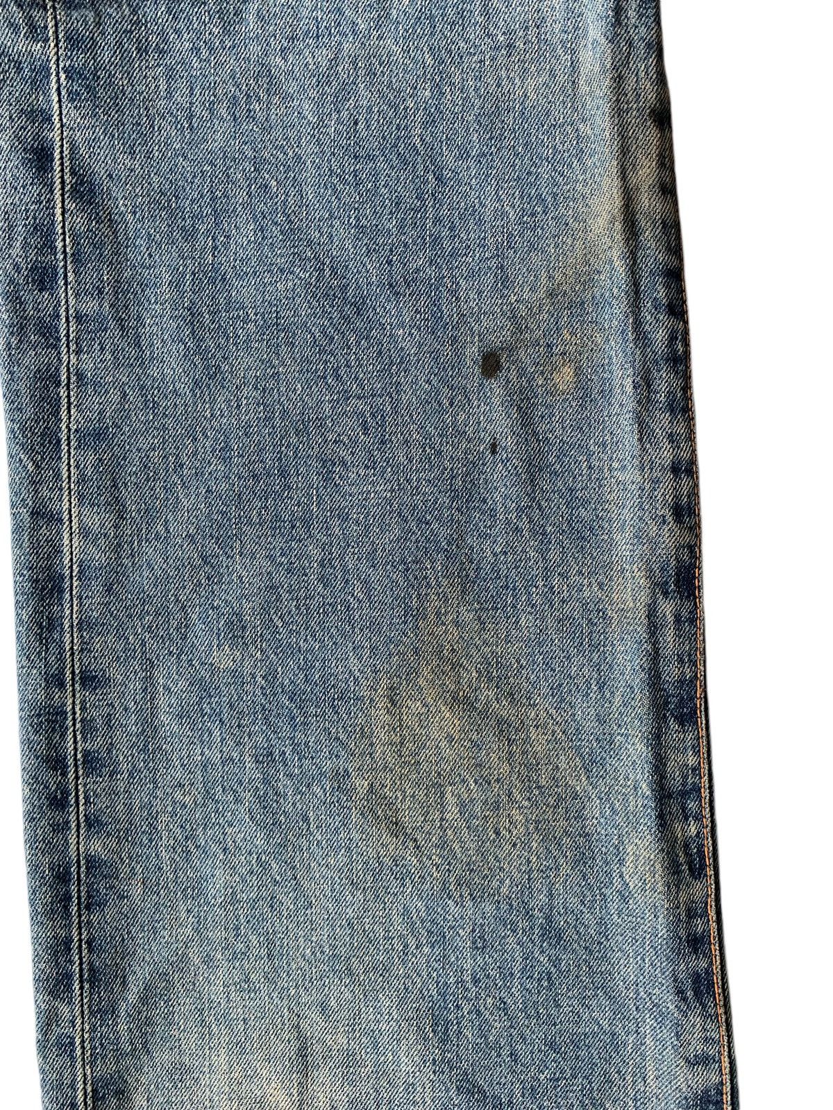 Edwin × Kapital EDWIN SELVEDGE 505X BUTTON FLY DISTRESSED DENIM Size US 30 / EU 46 - 20 Thumbnail