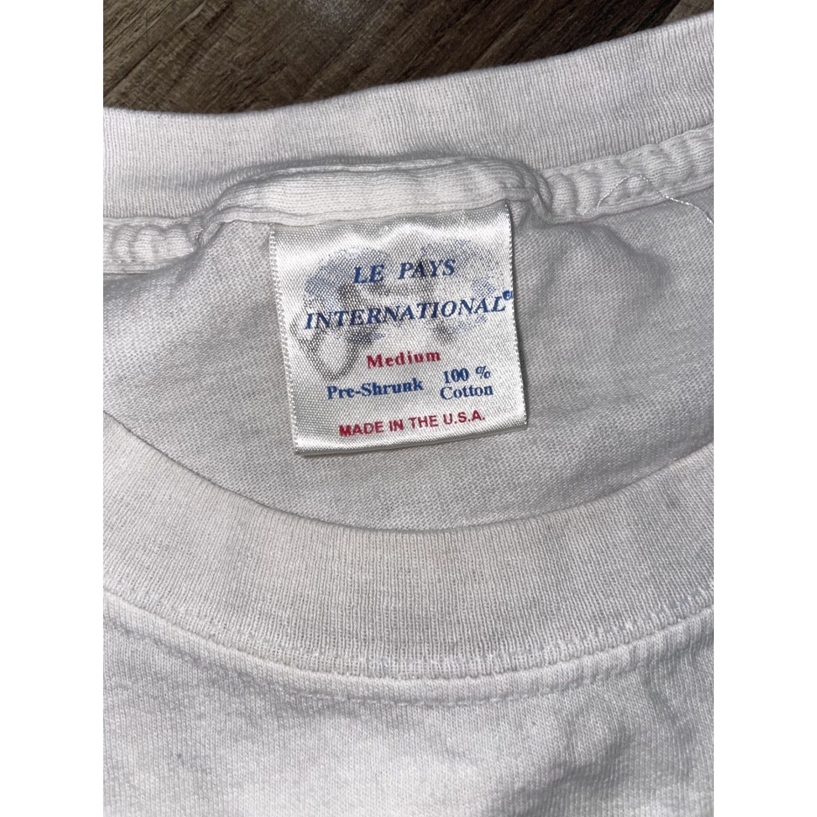 Vintage VINTAGE M & M T-Shirt White Medium USA Shirt Mens Regular Size M 19x24.5 Size US M / EU 48-50 / 2 - 3 Thumbnail