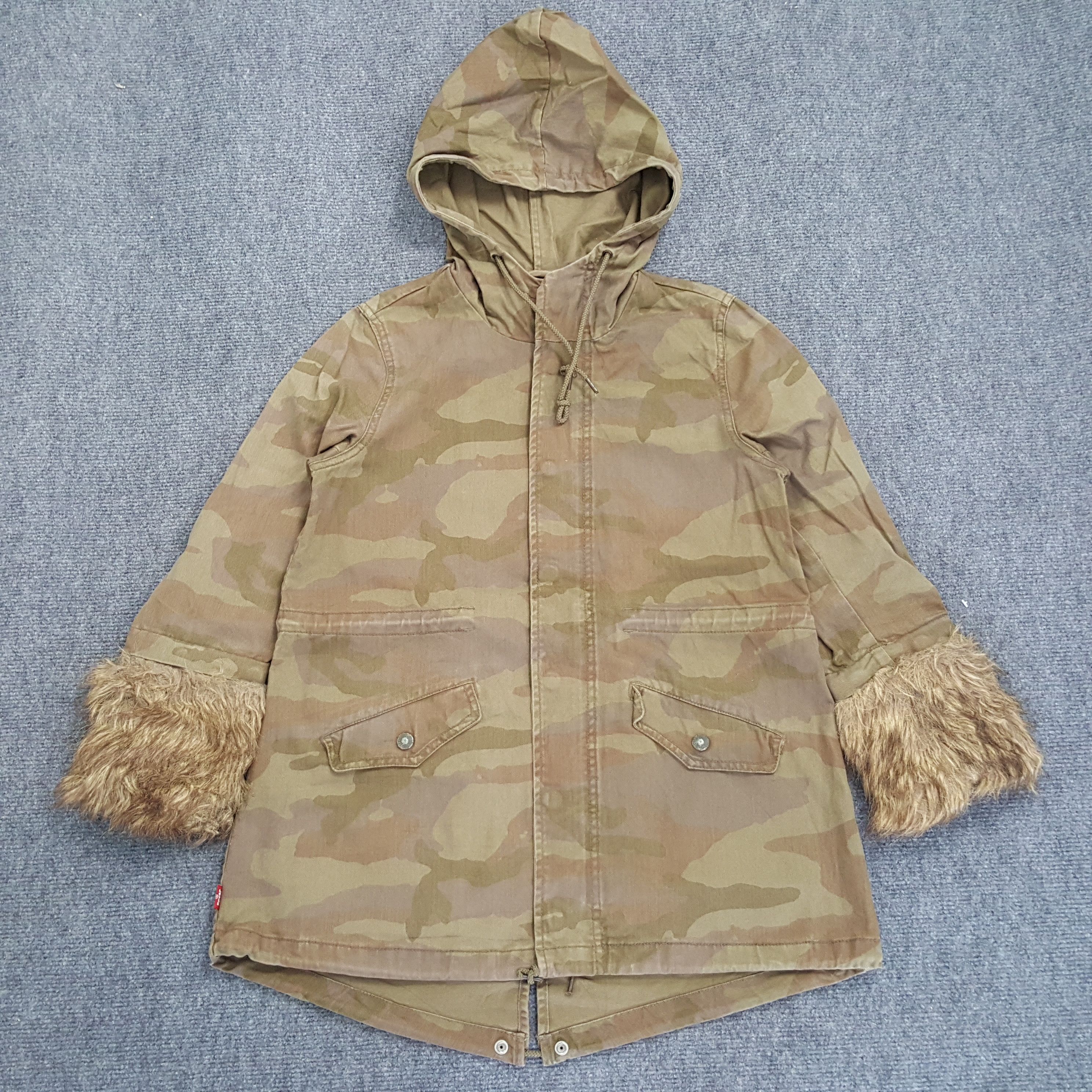 Levi's × Vintage Levi's American Military Fashion Style Jacket Hoodie Size US XS / EU 42 / 0 - 1 Thumbnail