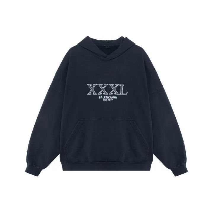 Balenciaga Balenciaga FW22 Logo Long Sleeve Hoodie Size US M / EU 48-50 / 2 - 1 Thumbnail