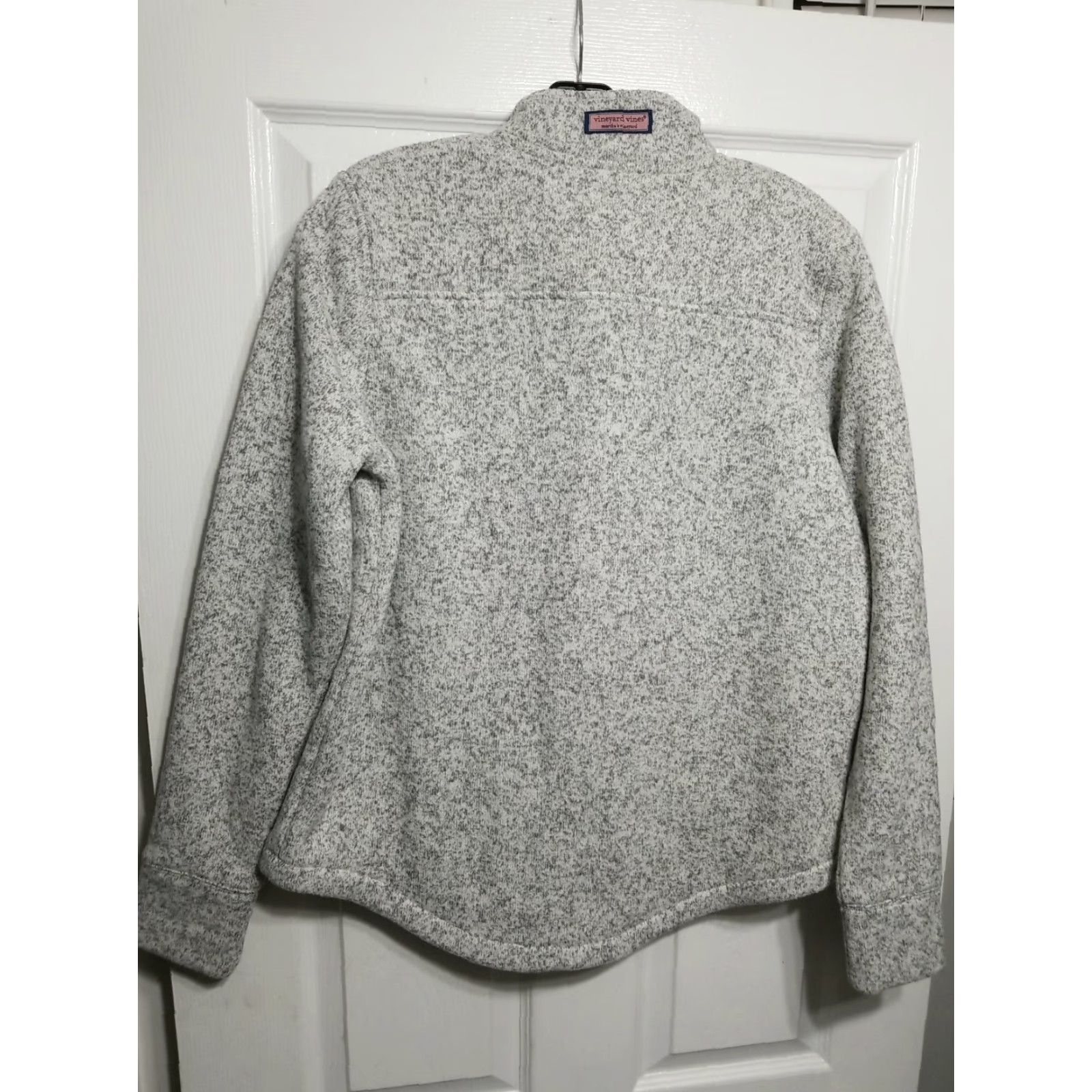 Vineyard Vines VINTAGE? (no) NEW WOMEN'S S LARGE VINEYARD VINES SWEATER FLEECE RELAXED SHERPA SHIRT JET BLACK Size S / US 4 / IT 40 - 3 Thumbnail