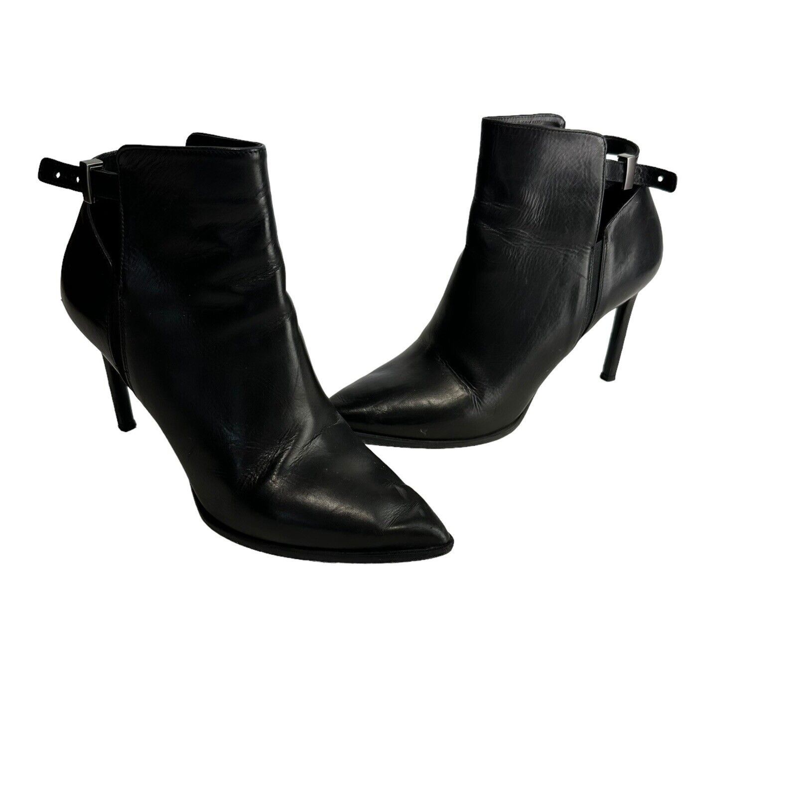 Vince vince. call side buckle pointed toe booties heeled Size 8 Size US 8 / IT 38 - 1 Thumbnail