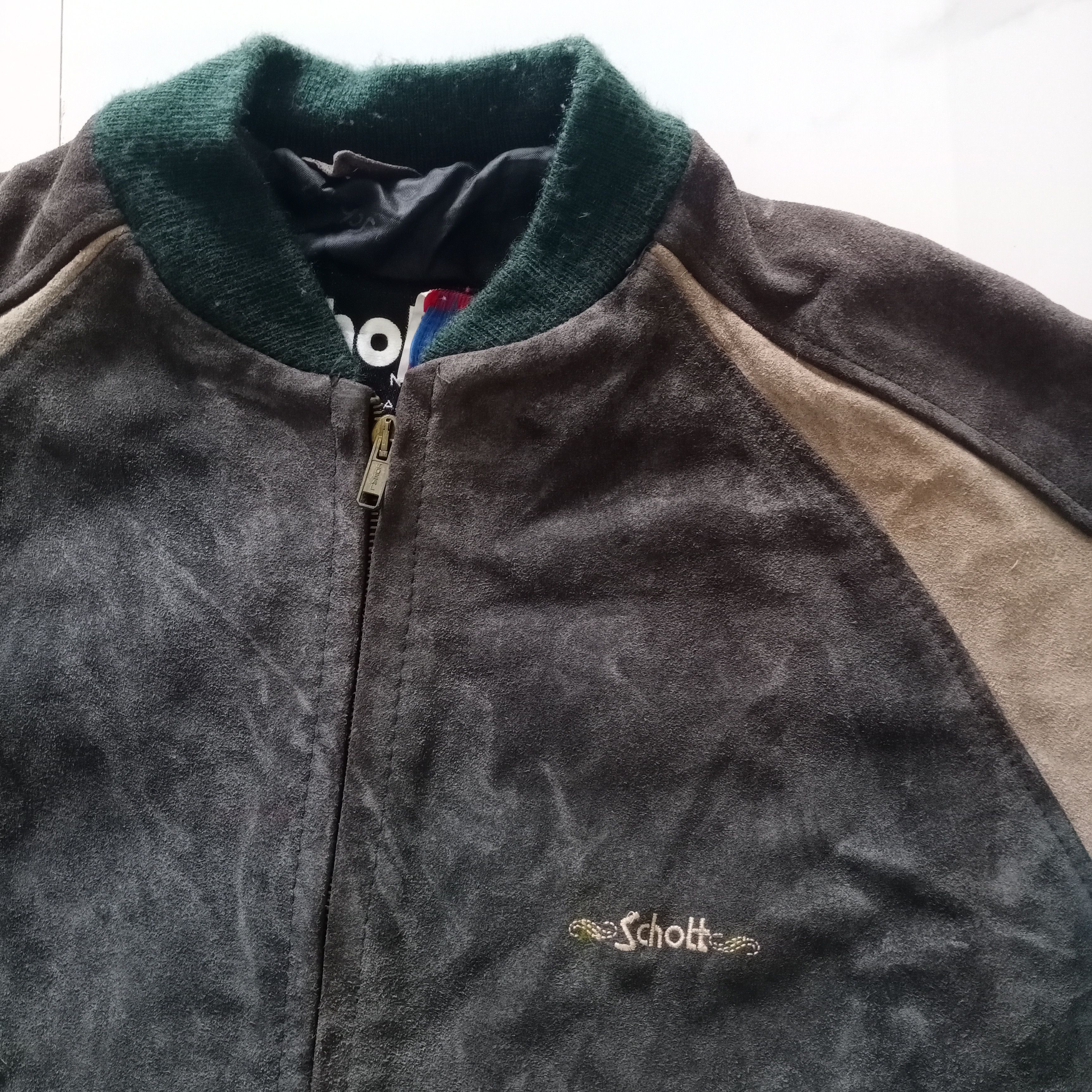 Schott Schott NYC Made in USA Leather Jacket Size 42 Size US L / EU 52-54 / 3 - 4 Thumbnail