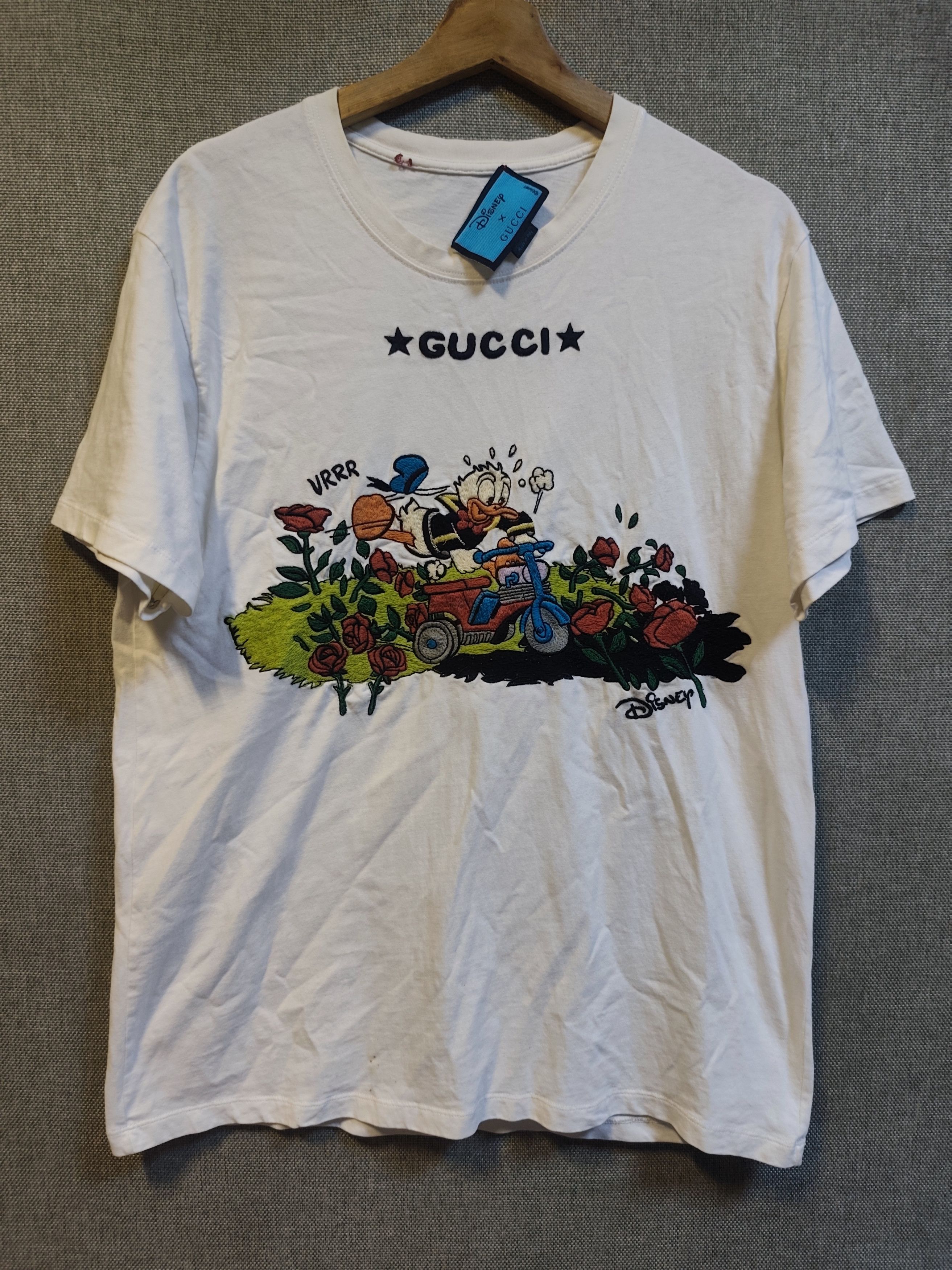 Gucci Gucci x Disney Donald Duck T-Shirt Size US M / EU 48-50 / 2 - 1 Thumbnail