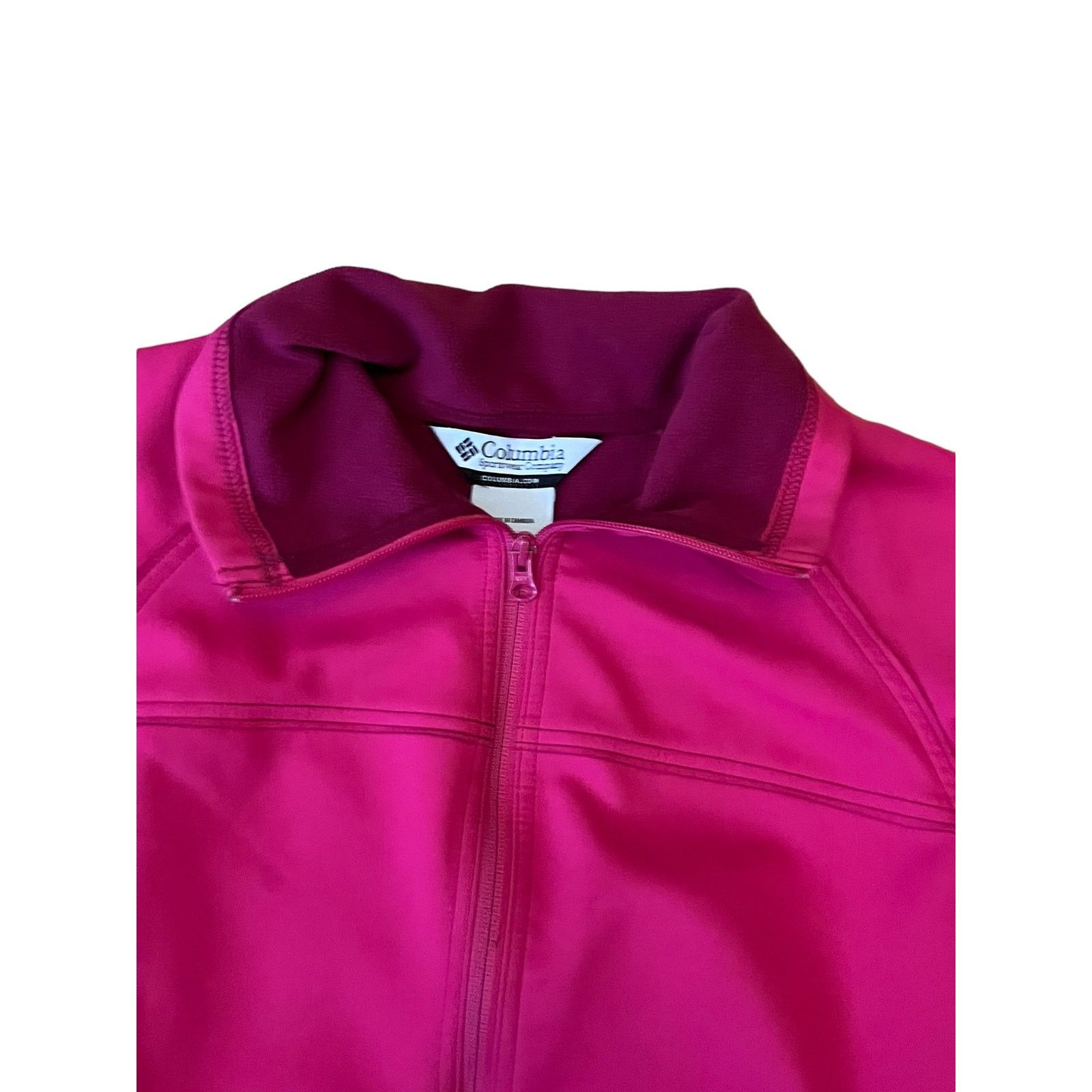 Columbia Columbia Softshell Jacket Womens Medium Pink Zip Pockets Size M / US 6-8 / IT 42-44 - 5 Thumbnail