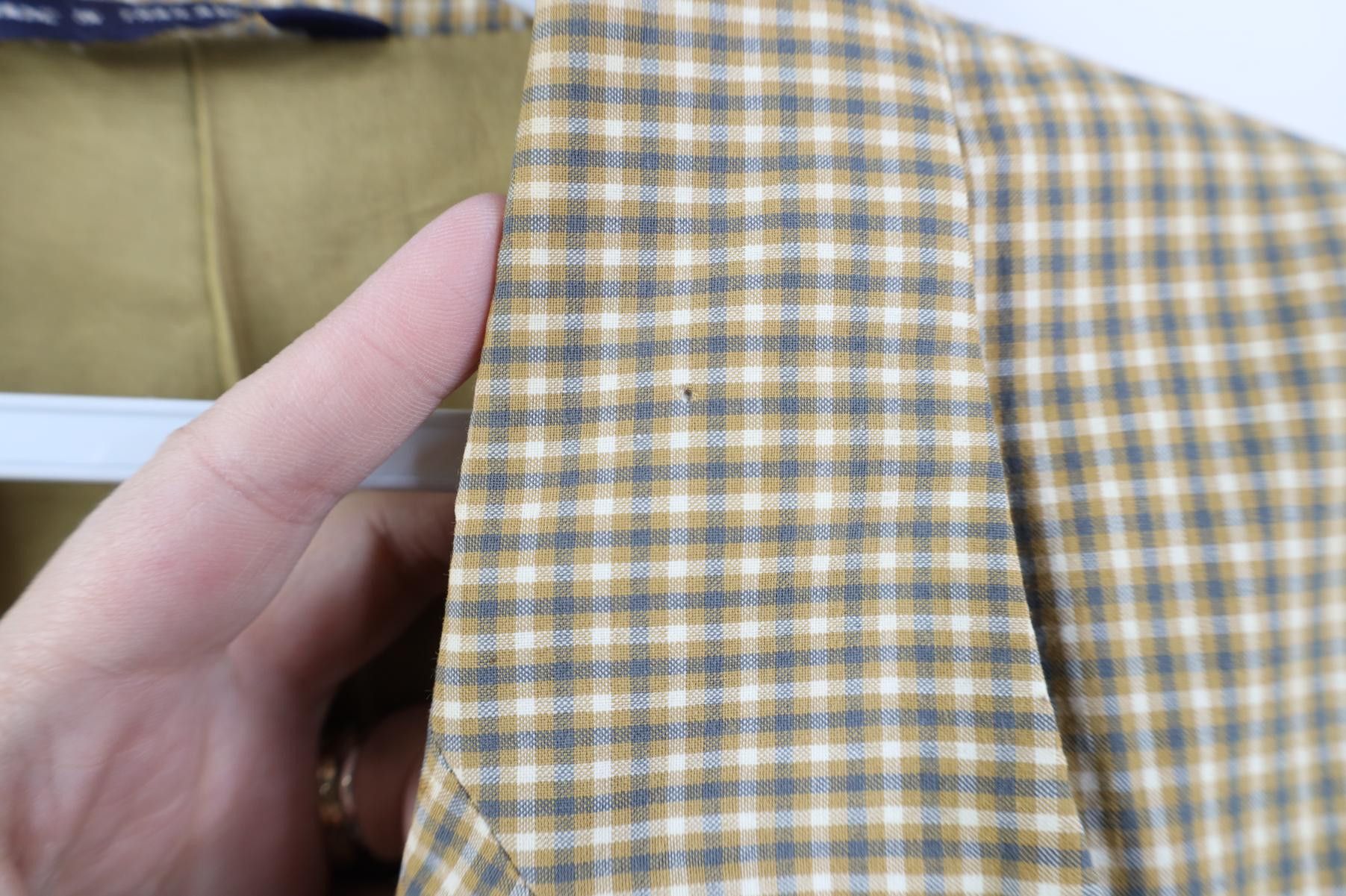 Gap Vintage 90s Gap Button Suit Coat Blazer Jacket Plaid Cotton Size US S / EU 44-46 / 1 - 7 Thumbnail