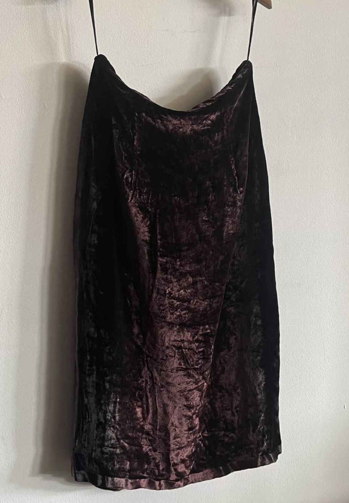 Maison Margiela Maison Martin Margiela｜Red wine blackberry velvet skirt Size M / US 6-8 / IT 42-44 - 1 Thumbnail