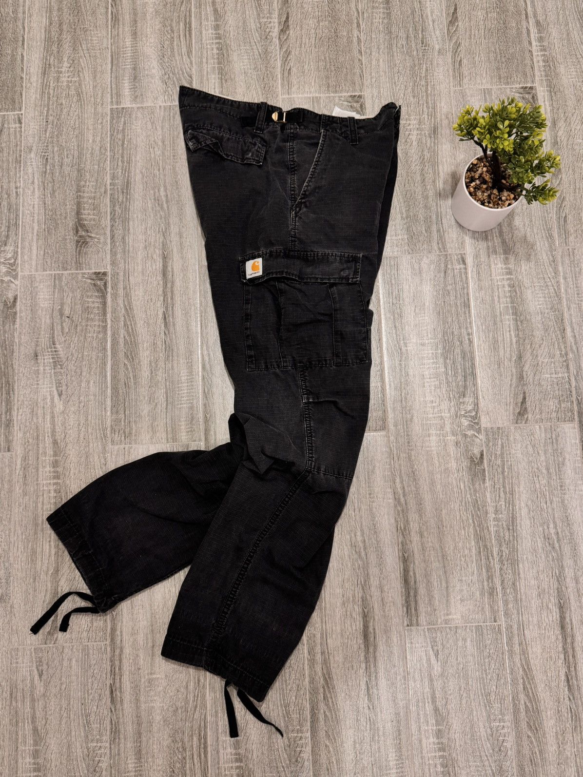 Carhartt Vintage Cargo Pants Double Knee Baggy Y2K Opium SK8 BONTAGE Size US 32 / EU 48 - 10 Thumbnail