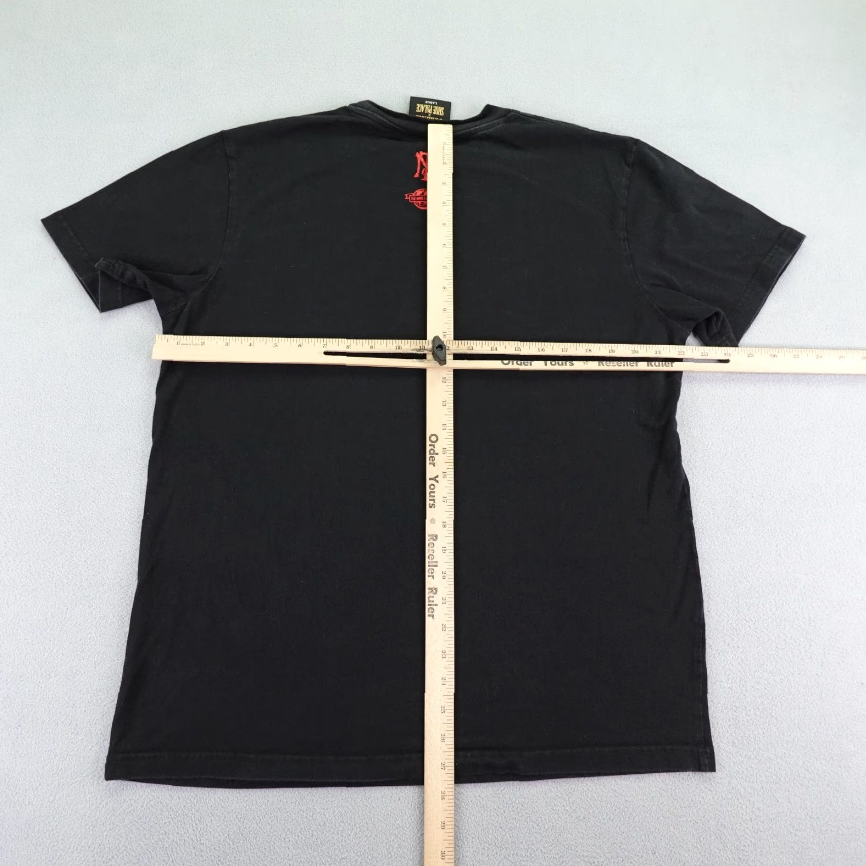 Palace VINTAGE Scarface Shirt Mens Large Black Shoe Palace The World Is Yours Tony Montana Graphic Tee 90s Mens Large Black Shirt Size US L / EU 52-54 / 3 - 5 Thumbnail