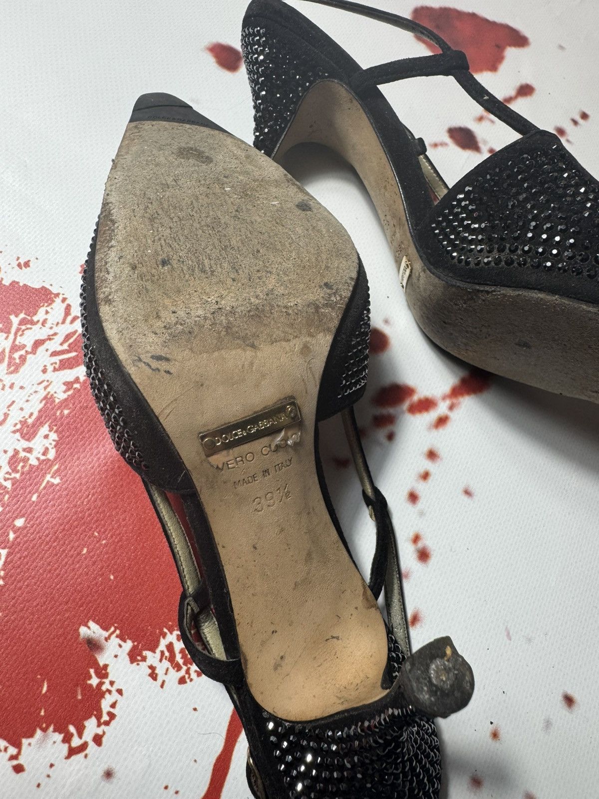 Dolce & Gabbana vintage dolce gabbana rare heels completely in stones Size US 9 / IT 39 - 3 Thumbnail