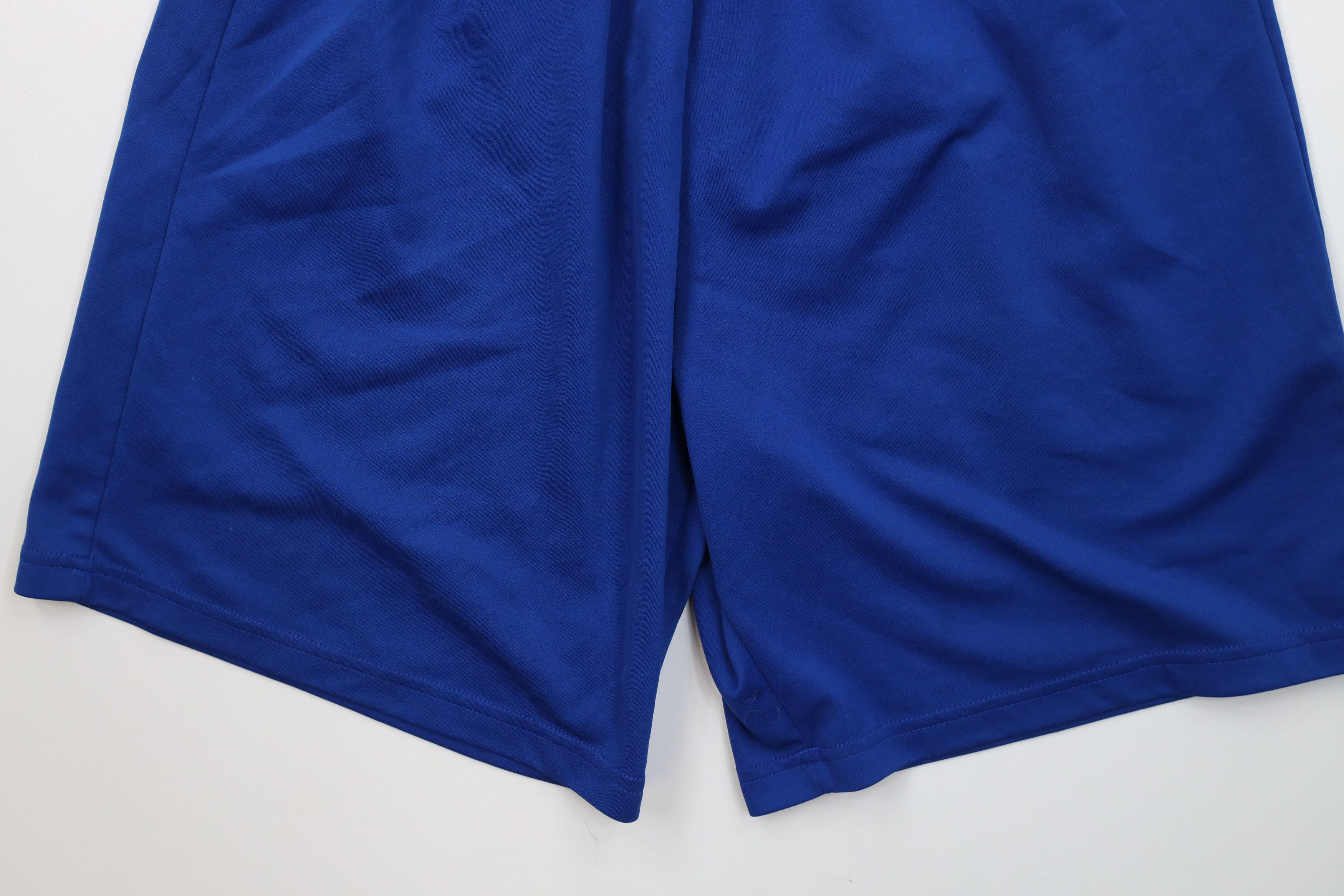 Vintage Vintage 90s Streetwear Running Jogging Soccer Shorts Blue Size US 34 / EU 50 - 4 Thumbnail
