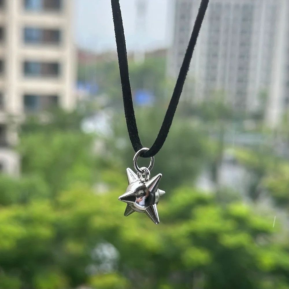 Vintage othic Y2K Black Velvet Chain Morning Star Size ONE SIZE - 1 Thumbnail