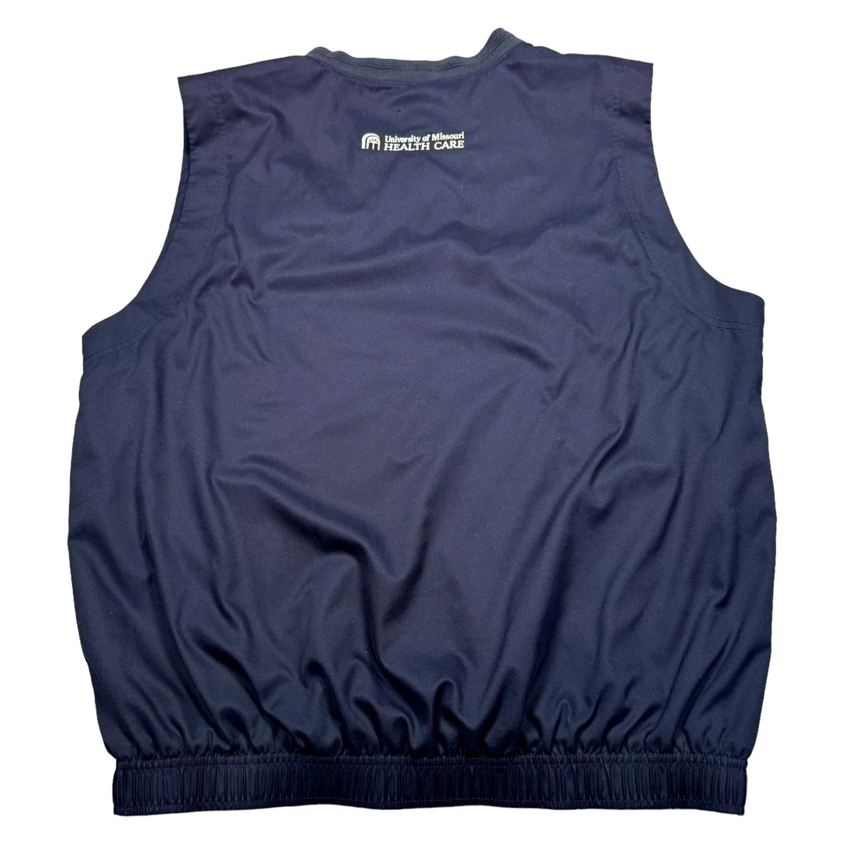 Adidas Adidas Golf Vest V-Neck Pullover Navy Blue White Embroidered Men's L Size US L / EU 52-54 / 3 - 5 Thumbnail