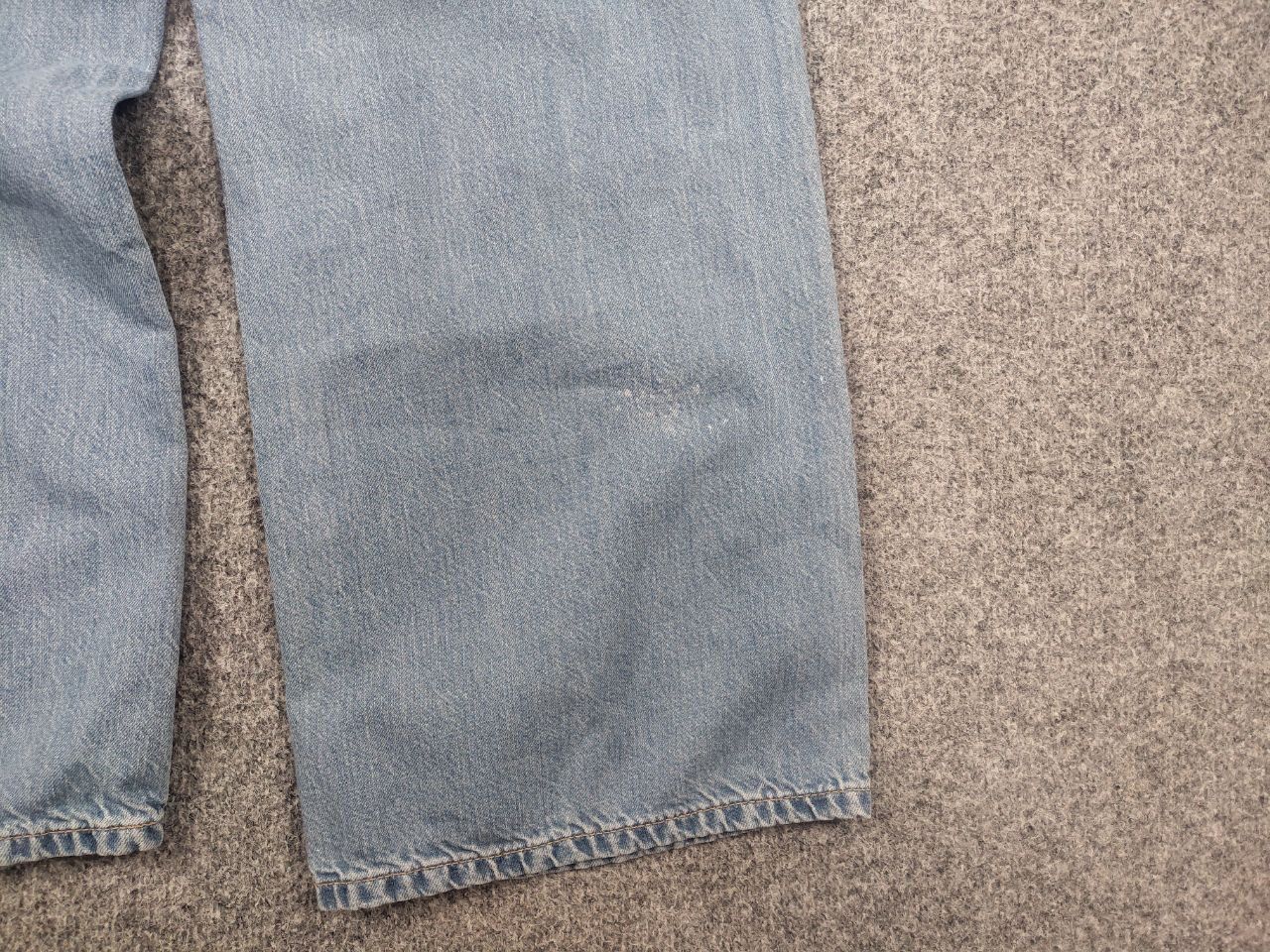 Japanese Brand Ungrid 2114071 Vintage Japan Wide Leg Baggy Distressed Jeans Size 26" / US 2 / IT 38 - 10 Thumbnail