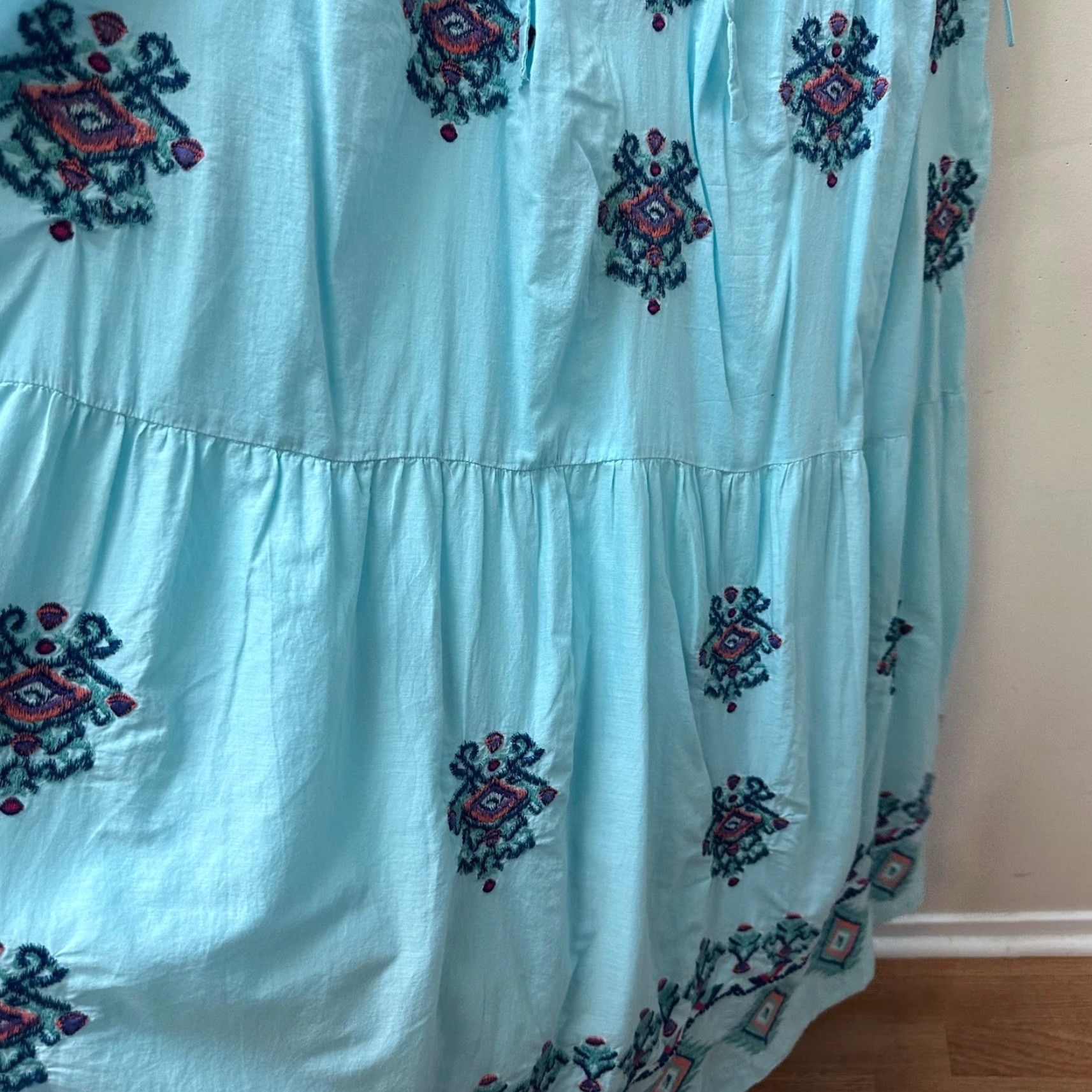 sundance women's floral paisley maxi dress reviews Where the Sun Goes Ivory Multi Cotton | Size: S Discover the perfect maxi dress for your next getaway. Black Multi Floral Paisley Print