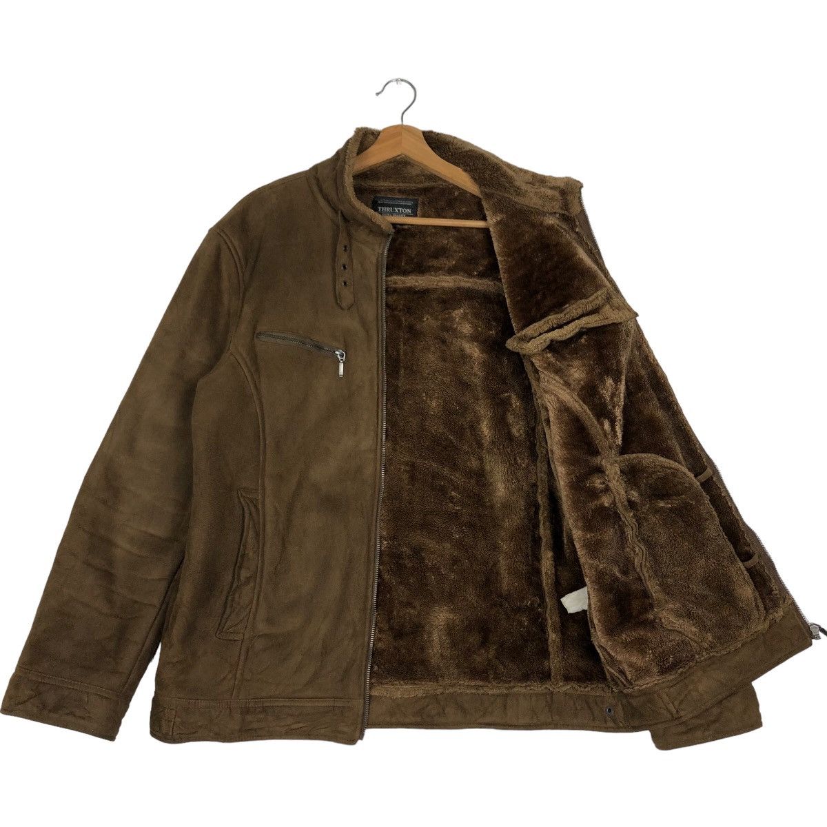 Japanese Brand 🔥90’s Vintage Shearling Mink Fur Lining Jacket B3 Thruxton Size US L / EU 52-54 / 3 - 9 Thumbnail