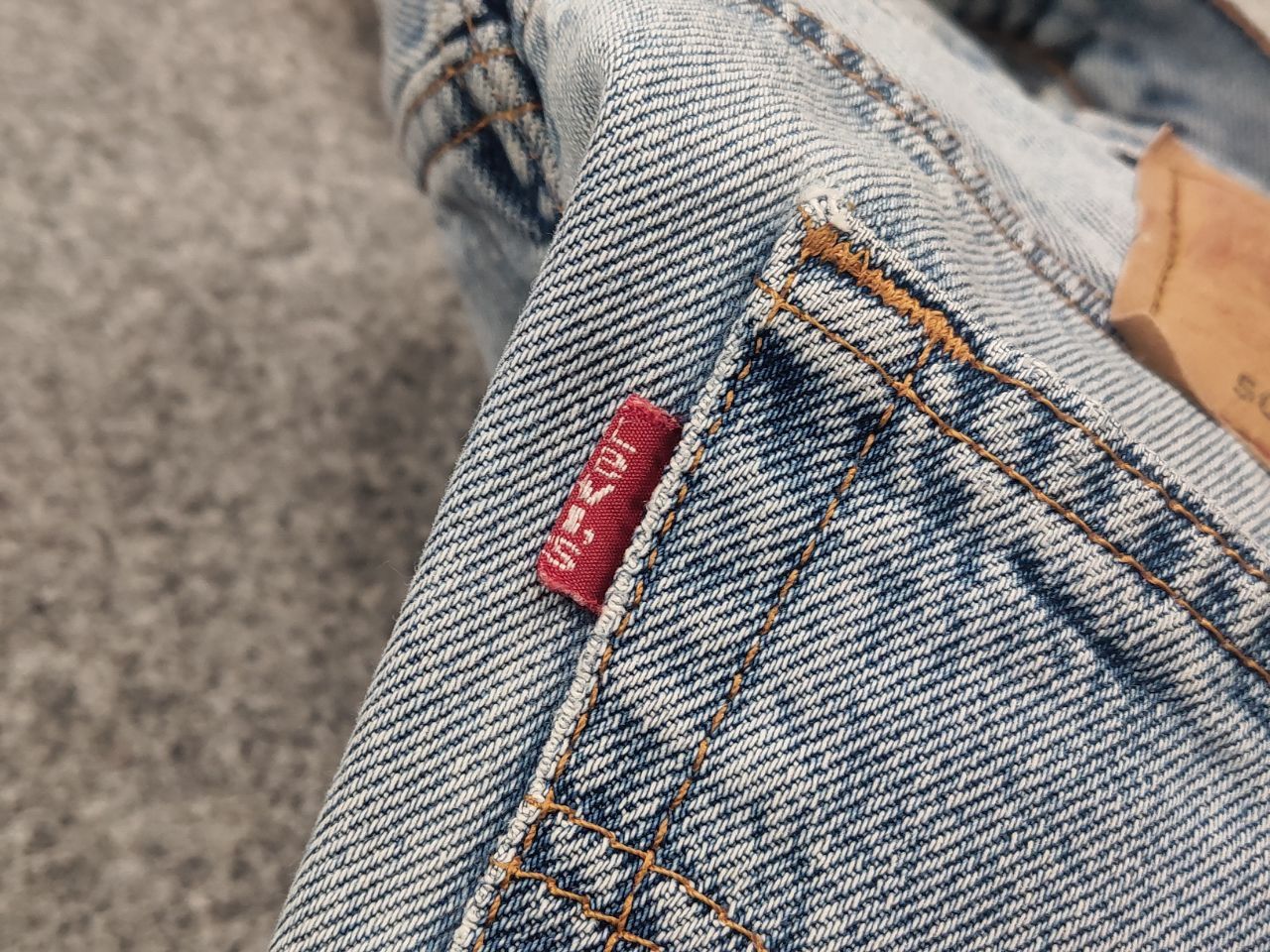 Levi's Rare Vintage 90's levis 501 x Sashiko Patchwork Denim Jeans Size US 36 / EU 52 - 15 Thumbnail