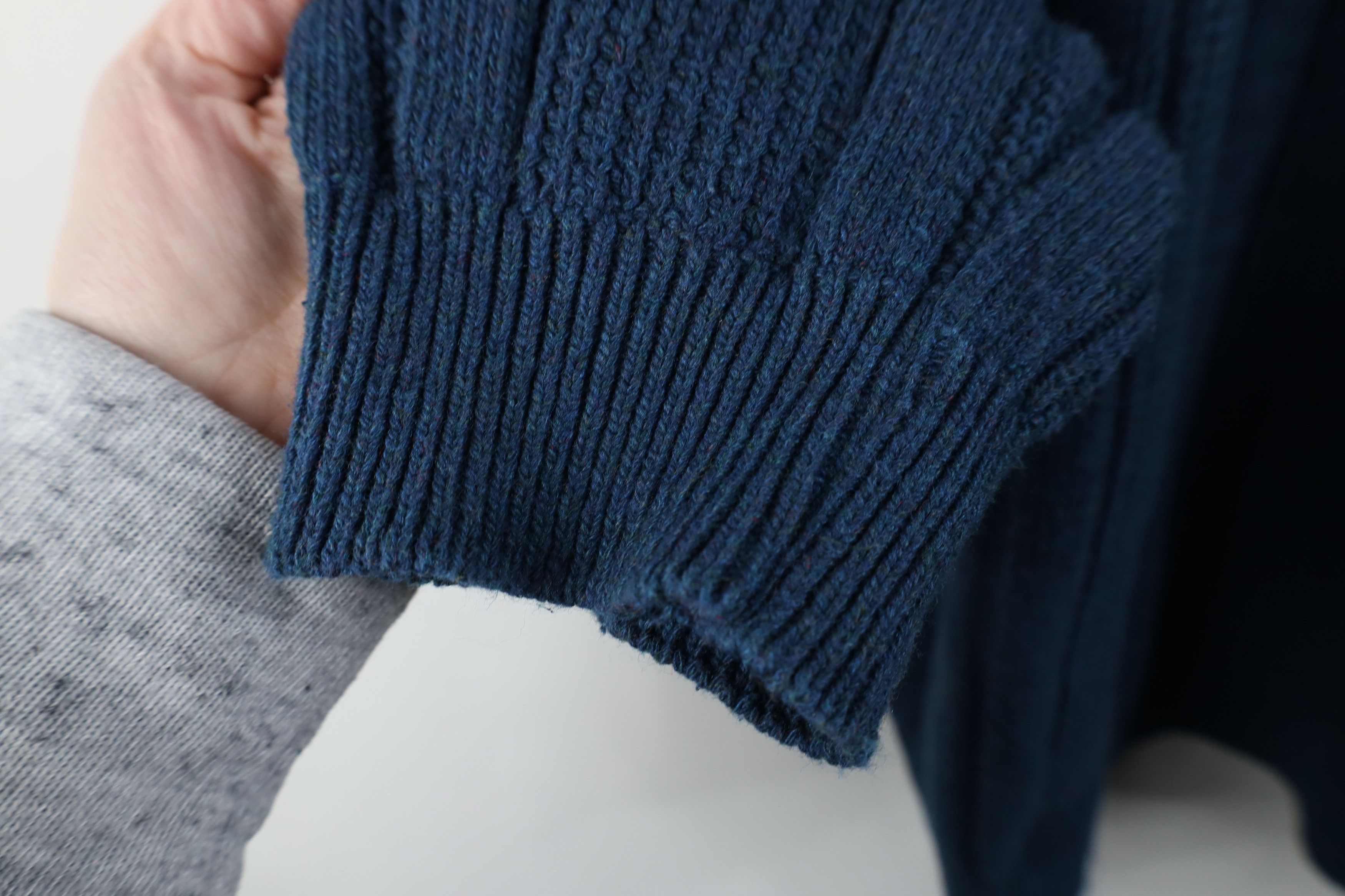 Vintage Vintage 90s Streetwear Fleck Ribbed Knit Crewneck Sweater Size US XL / EU 56 / 4 - 8 Thumbnail