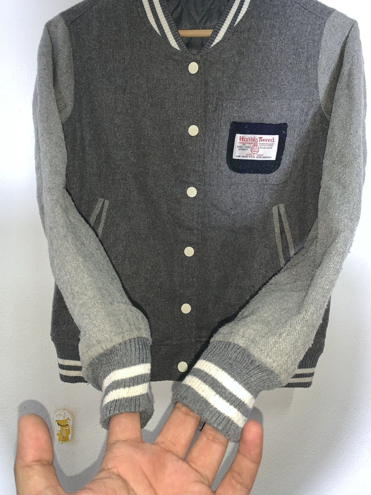 Harris Tweed Vintage Harris tweed Varsity Jacket Size US S / EU 44-46 / 1 - 5 Thumbnail