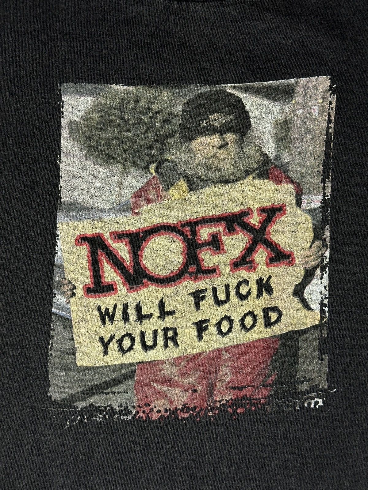 Other Vintage NOFX T-Shirt "Will Fuck Your Food" Punk Tee XL USA Size US XL / EU 56 / 4 - 3 Thumbnail