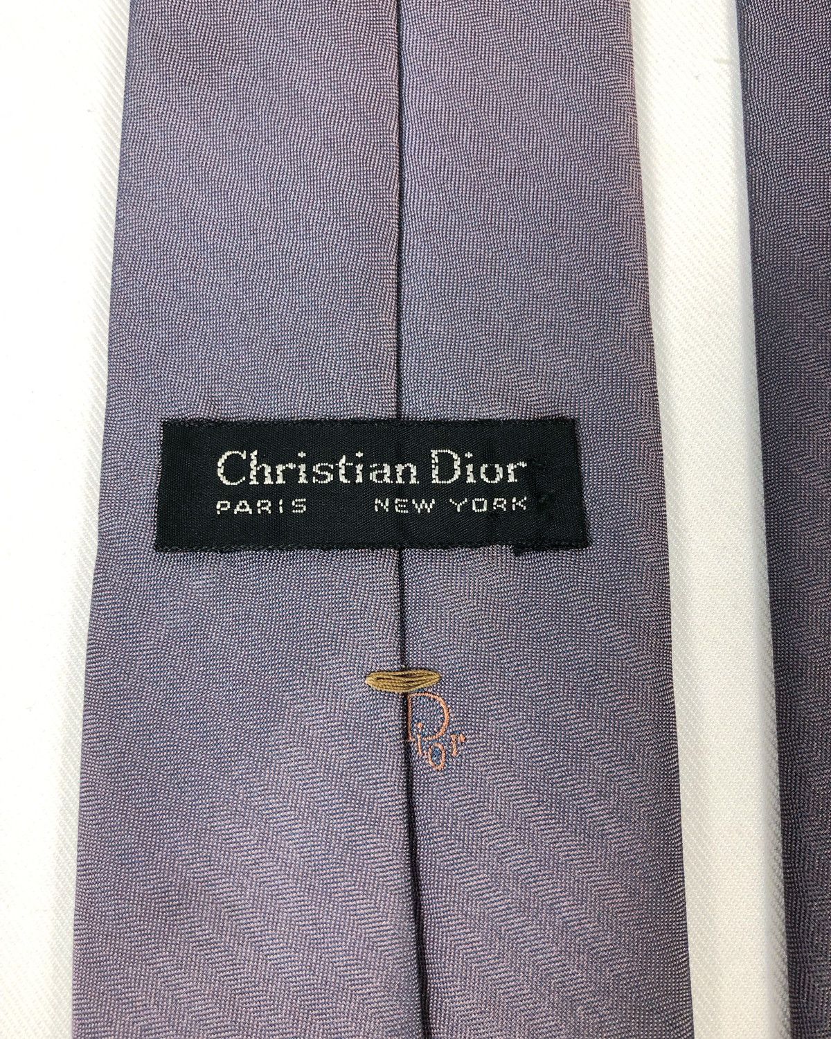 Christian Dior Monsieur Rare Vintage Christian Dior Silk Tie Size ONE SIZE - 6 Thumbnail