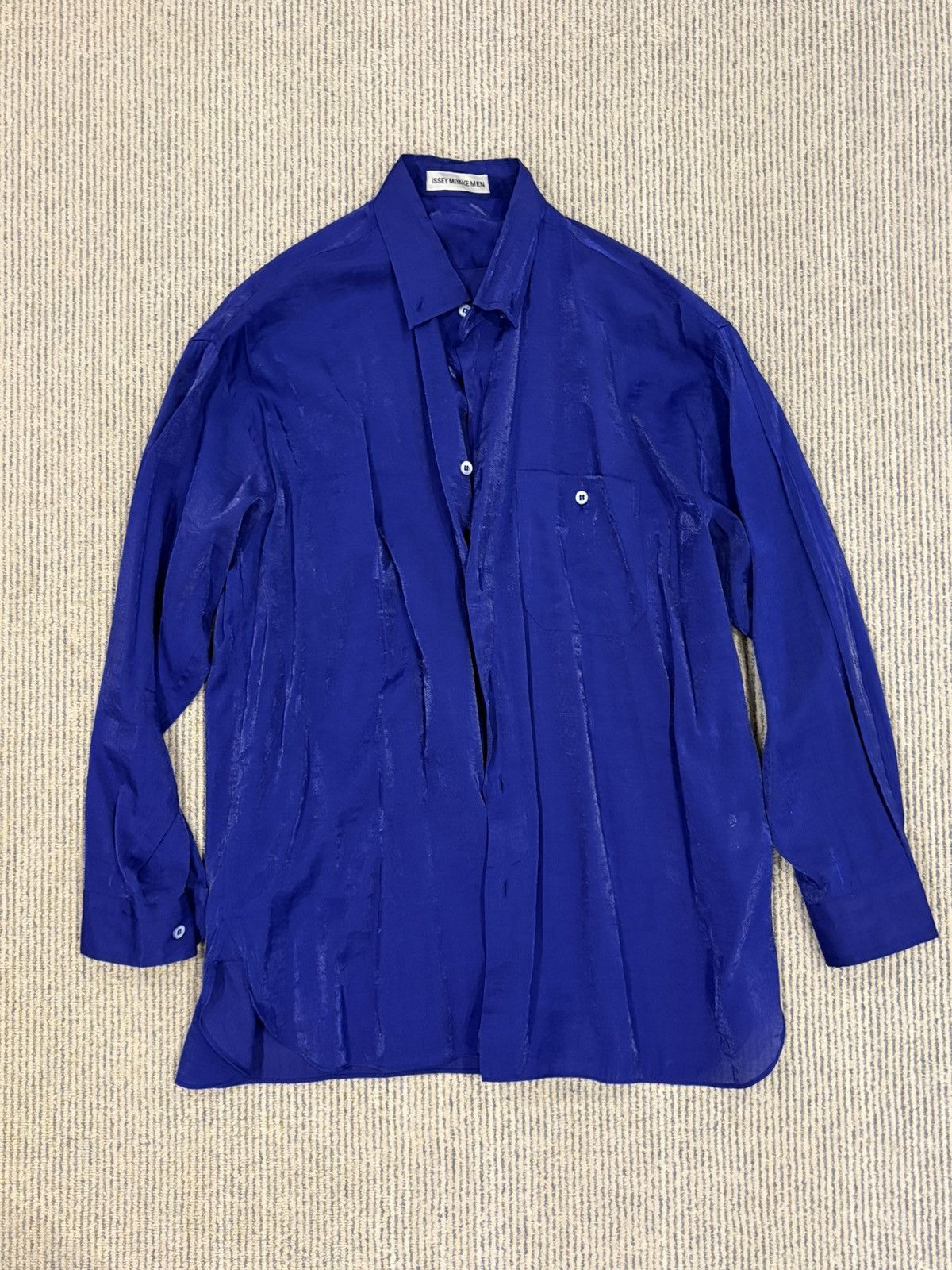 Issey Miyake Oversized Iridescent Shirt Size US M / EU 48-50 / 2 - 1 Thumbnail