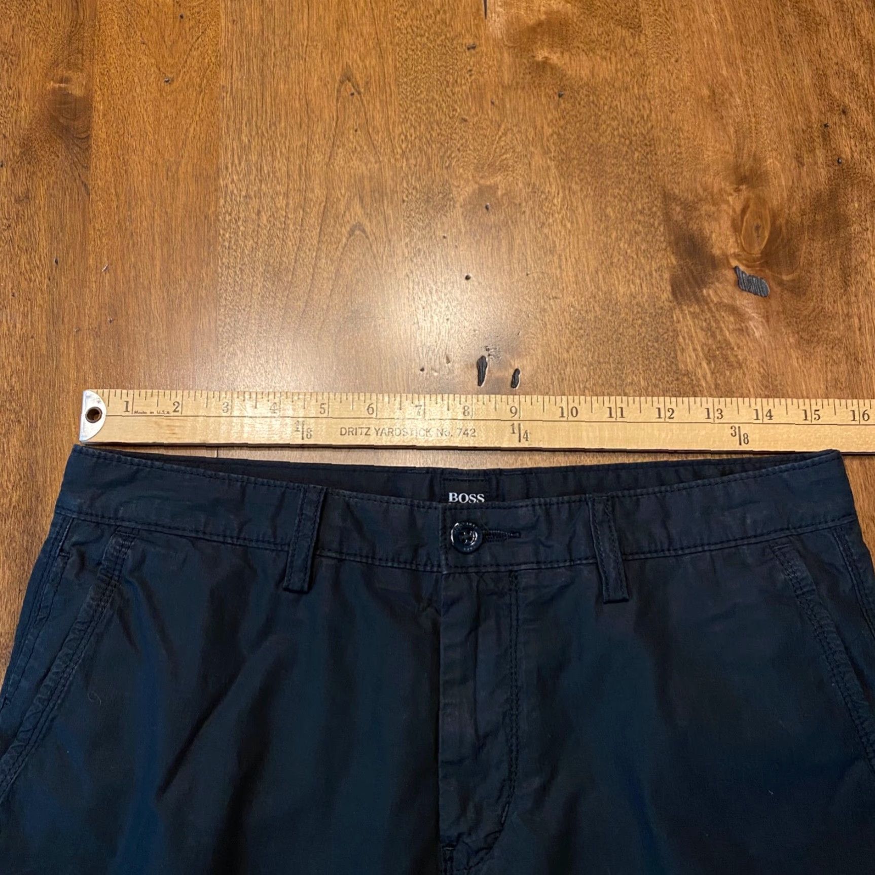Hugo Boss Hugo Boss Pants Mens 30x31 Black Regular Fit Casual Pleated Work Outdoor Size US 30 / EU 46 - 6 Thumbnail