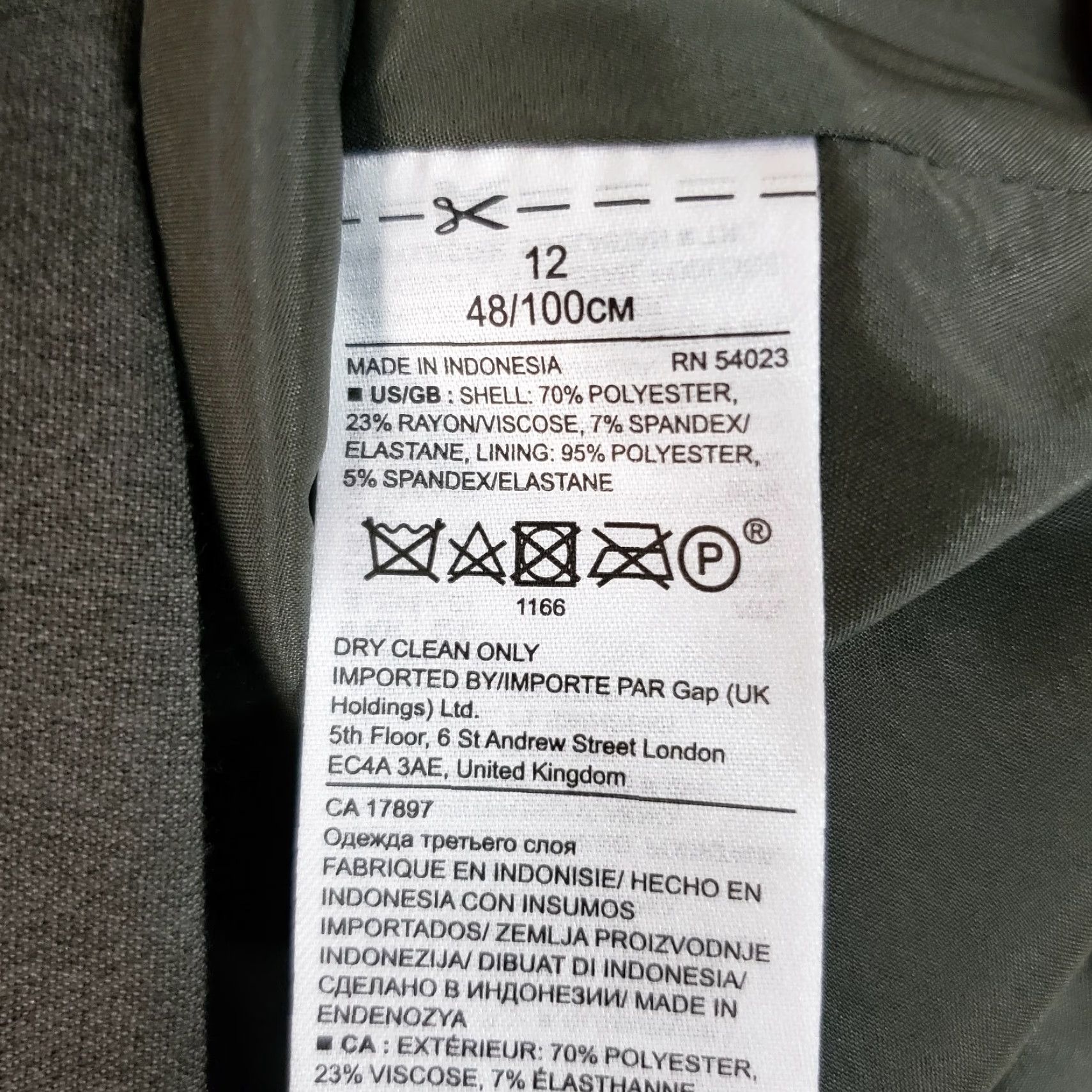 Banana Republic Banana Republic Womens Jacket Zip Gray 12 Bell Sleeves Faux Pockets Fashion Modern Basic Shirt? Size XL / US 12-14 / IT 48-50 - 6 Thumbnail
