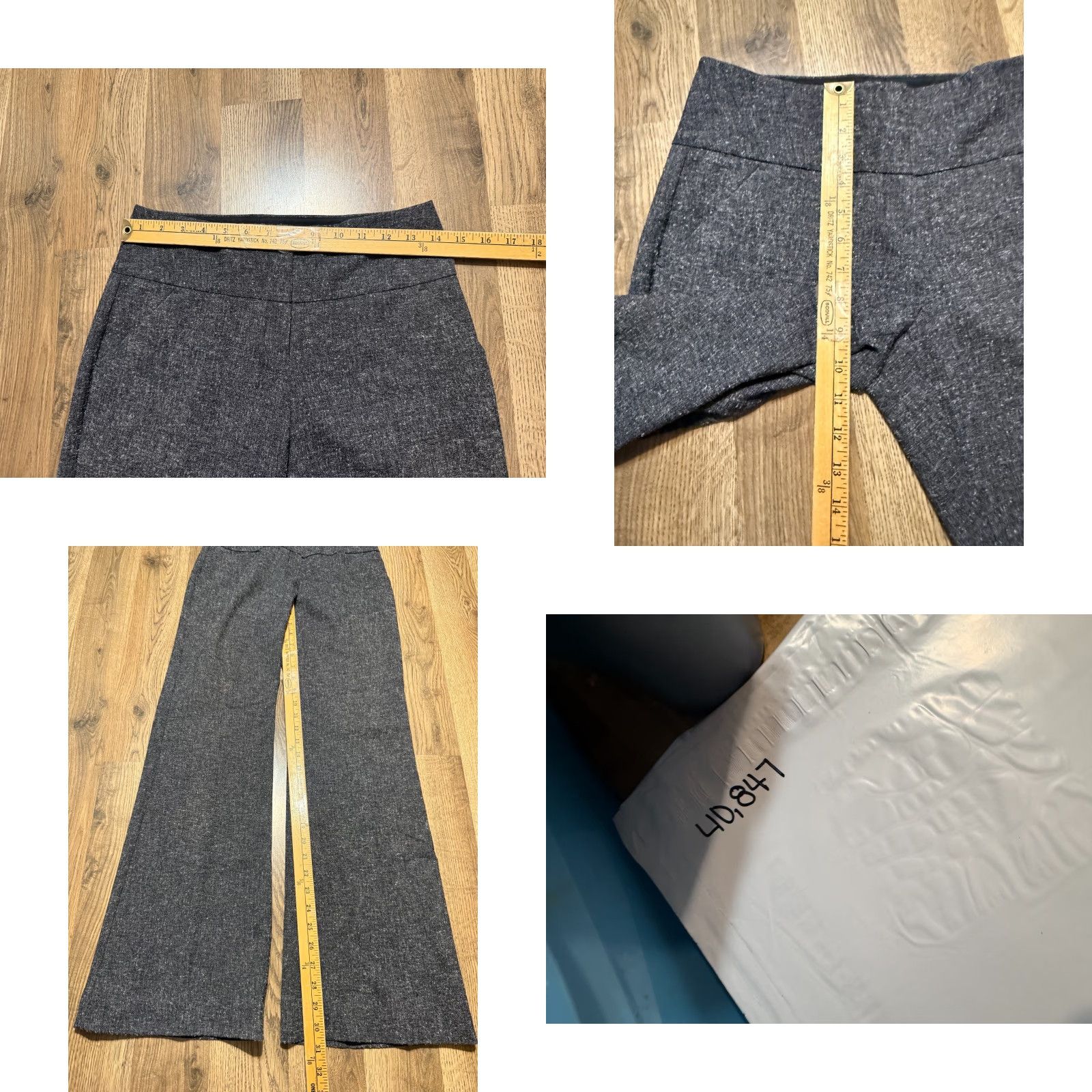 Vintage VINTAGE? The Limited Collection Pants Women's 0 Gray Flared Cassidy Fit Dress Pants Size 25" / US 0 / IT 36 - 8 Thumbnail
