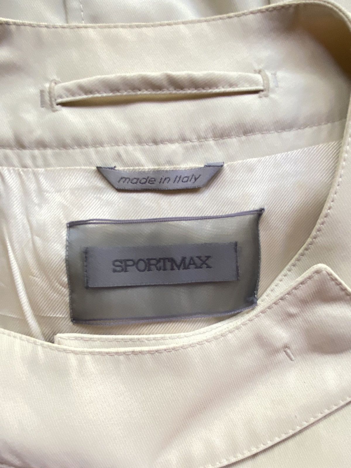 Sportmax SPORTMAX Light Gray Coat Dress Size M / US 6-8 / IT 42-44 - 4 Thumbnail