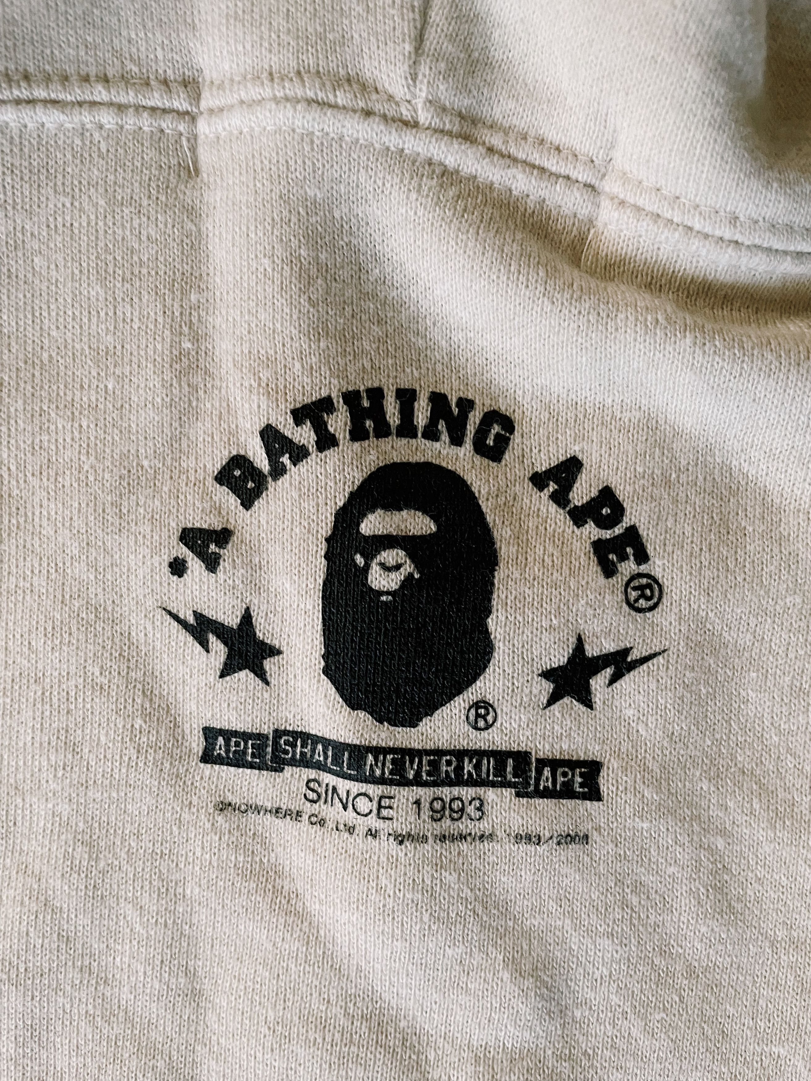 Bape Vintage Y2K Bape Baby Milo Peace & Love Full zip Hoodie Size US L / EU 52-54 / 3 - 4 Thumbnail