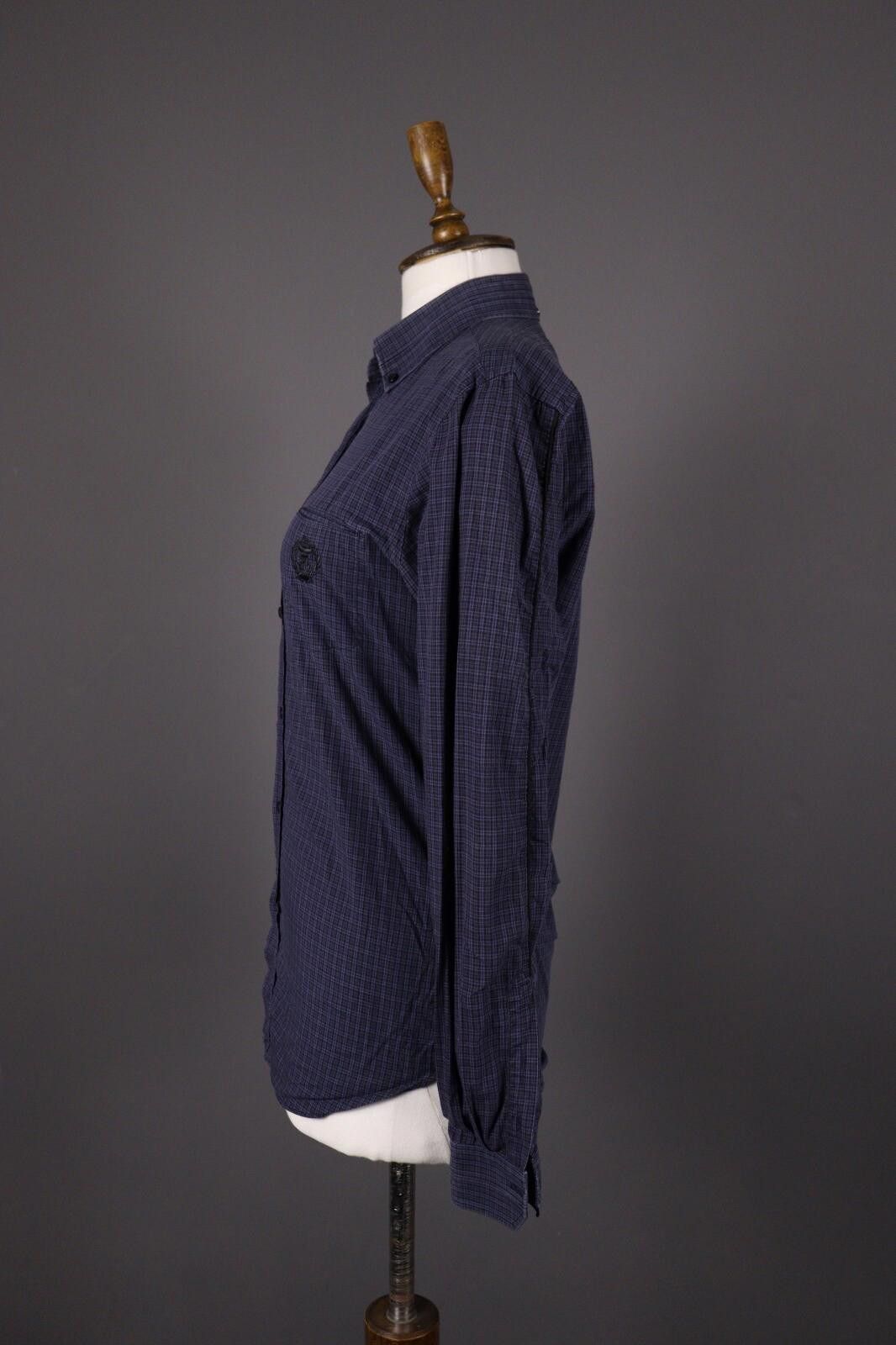 The Kooples The Kooples Blue Checl Long Sleeve Top Shirt Blouse Size S Size S / US 4 / IT 40 - 5 Thumbnail