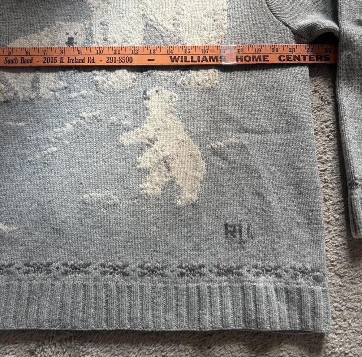 Ralph Lauren Vintage Lauren Ralph Lauren Hand Knit Sweater Polar Bear Size XL / US 12-14 / IT 48-50 - 5 Thumbnail