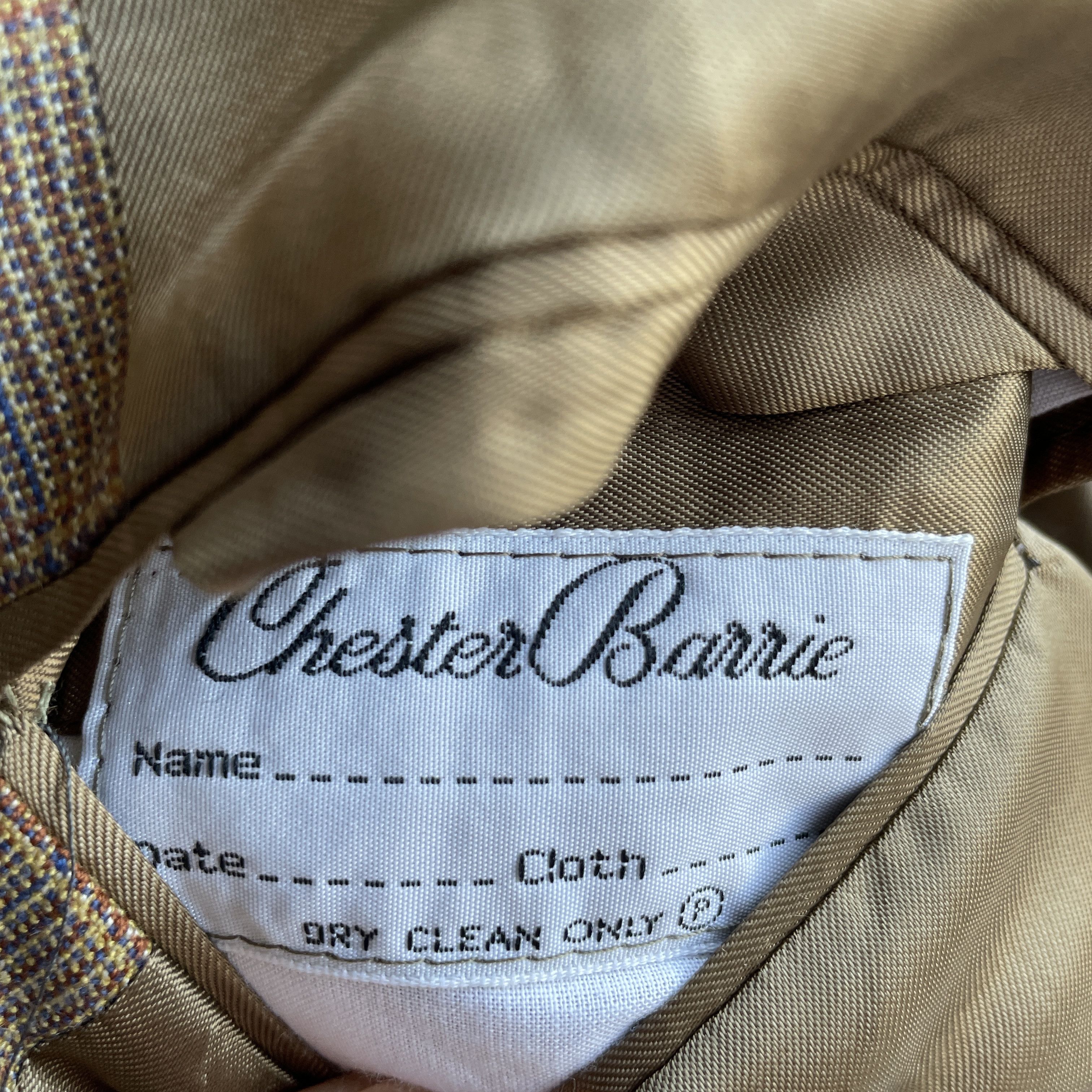 Chester Barrie Chester Barrie Savile Row Saksley Pure Cashmere Plaid Blazer Size 42L - 9 Thumbnail