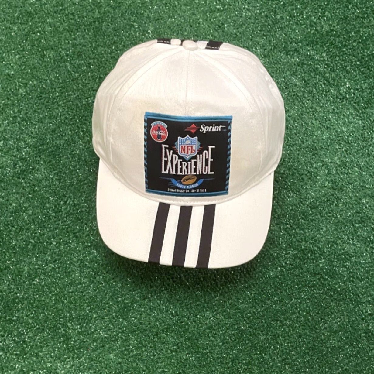 Adidas VINTAGE Adidas NFL Football Experience 1999 South Florida VTG Strapback Hat Baseball Cap Men One Size White 90s Sports Adjustable Mens Size ONE SIZE - 6 Thumbnail