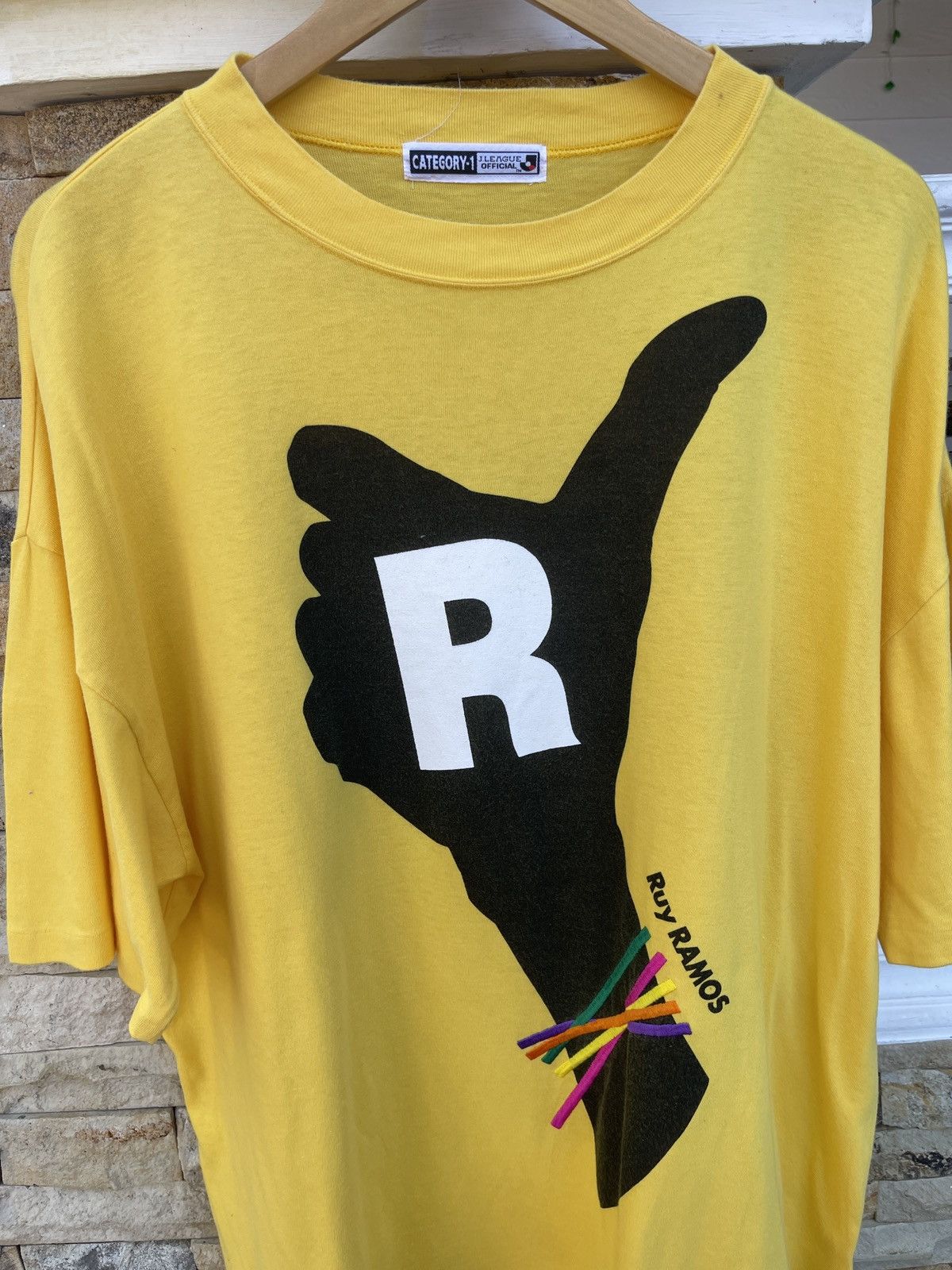 Vintage Rare🔥Vtg 90s Ruy Ramos J.League Officially Licenseo Product Size US XXL / EU 58 / 5 - 4 Thumbnail
