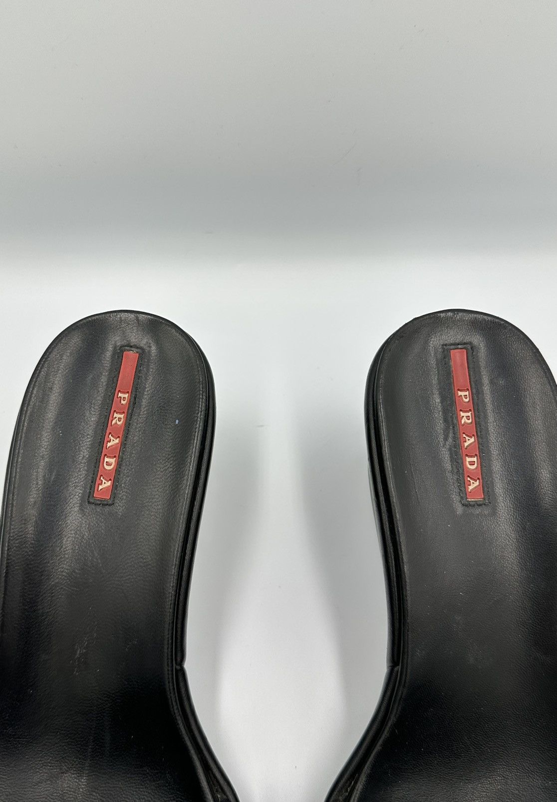 Prada Prada leather wedge sandals with dustbag Size US 8 / IT 38 - 12 Thumbnail