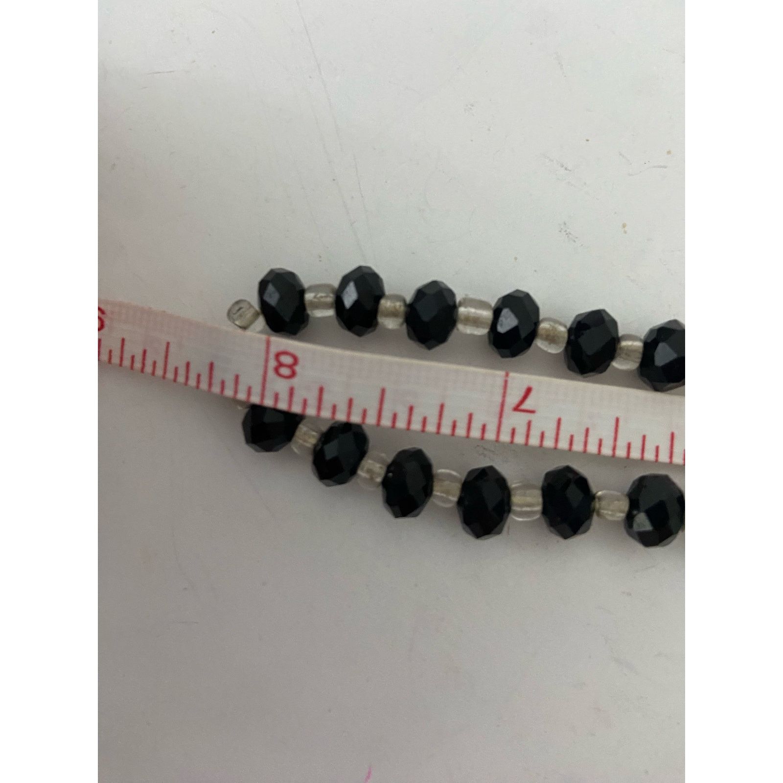 Handmade Black glass bead necklace Size ONE SIZE - 4 Thumbnail