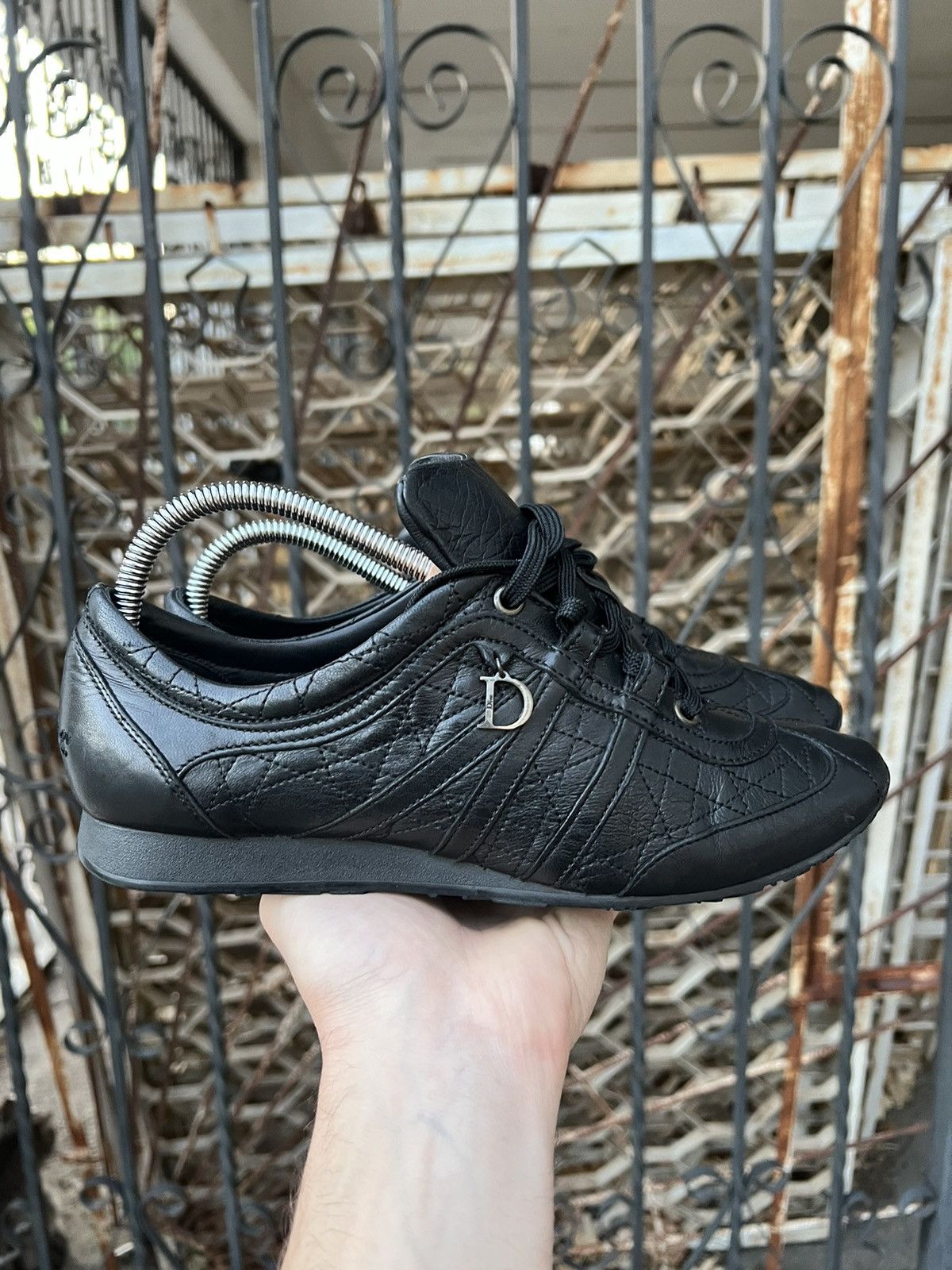 Dior Dior Leather Trainers Vintage Size US 7.5 / IT 37.5 - 3 Thumbnail