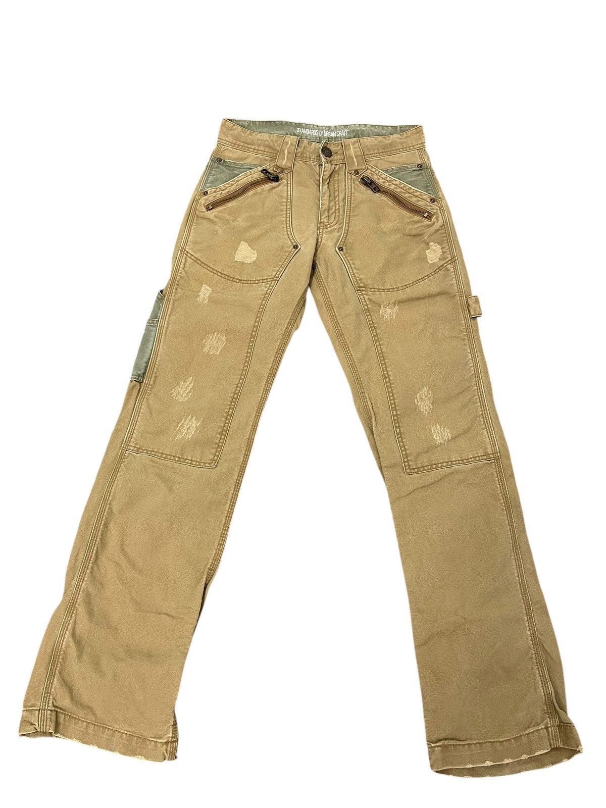 Japanese Brand Double Knee Urban Craft Cotton Duck Carpenter Regular 4🟦0 Size US 29 - 7 Thumbnail