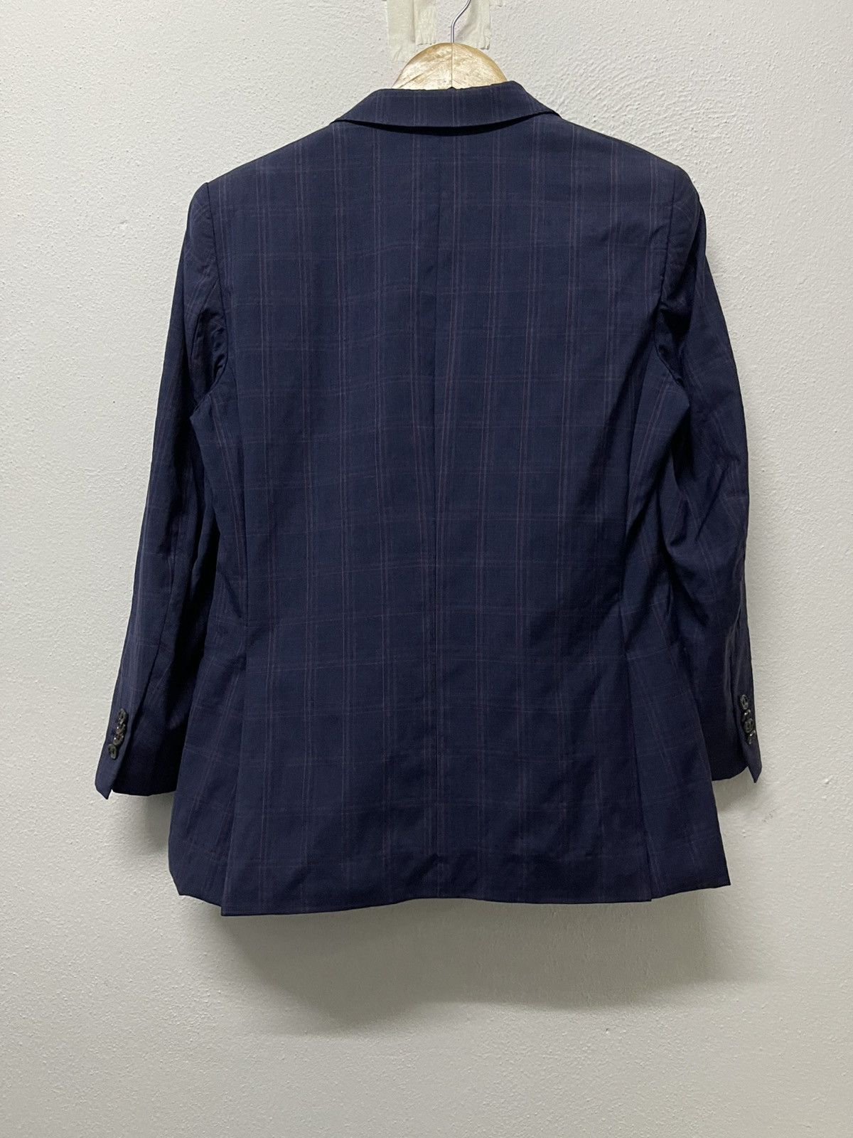 Loro Piana 90s LORO PIANA MOTS PLAID WOOL BLAZZER RARE DESIGN Size US M / EU 48-50 / 2 - 2 Thumbnail
