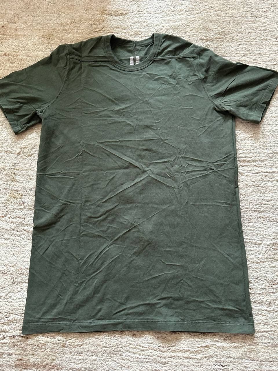 Rick Owens Rick Owens FW21 Gethsemane Basic Level Tee Size US M / EU 48-50 / 2 - 2 Thumbnail