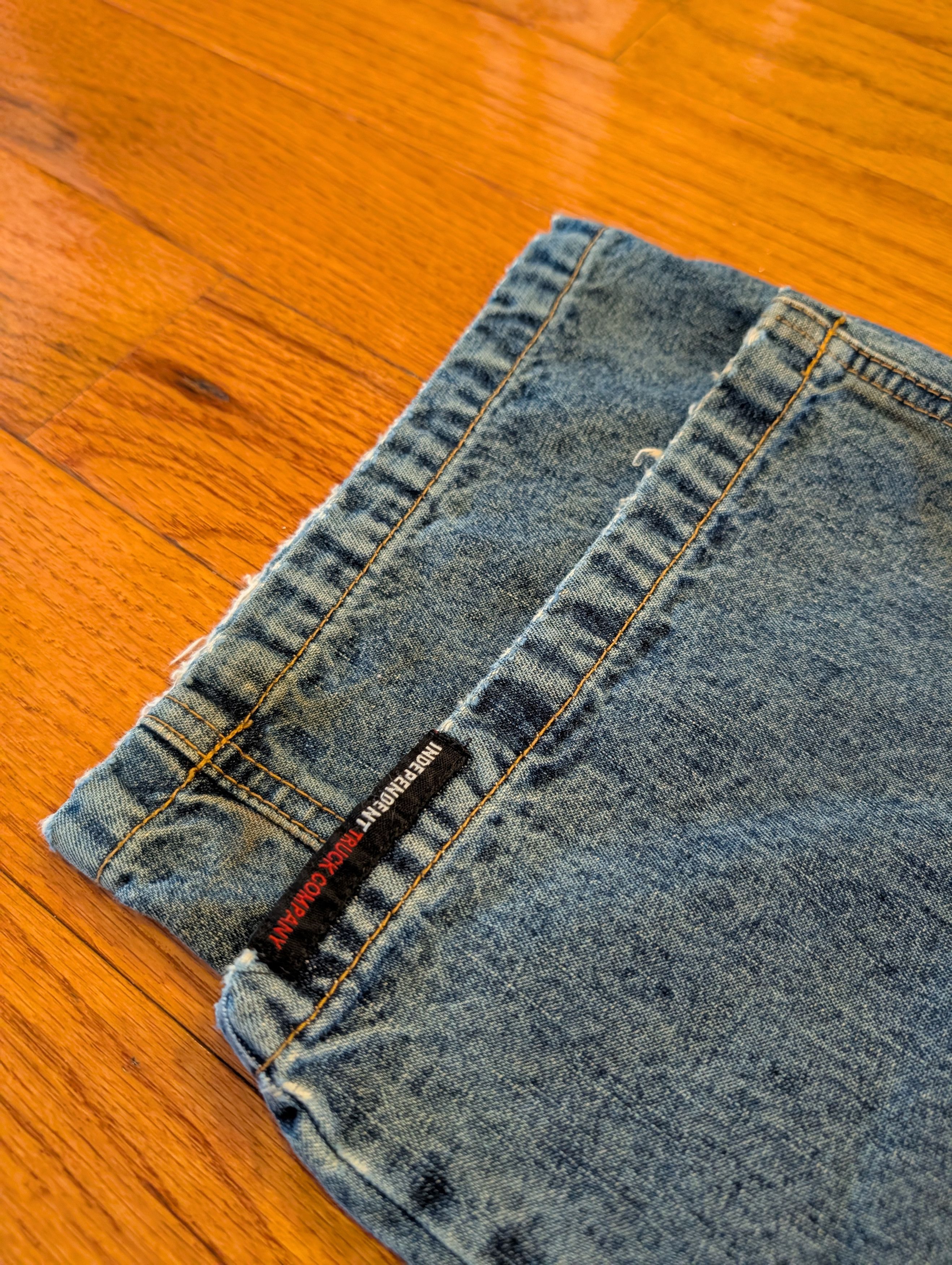 Independent Truck Co. Independent Truck Jeans 33x32 Y2K Vintage Baggy Skater Wide Size US 33 - 7 Thumbnail