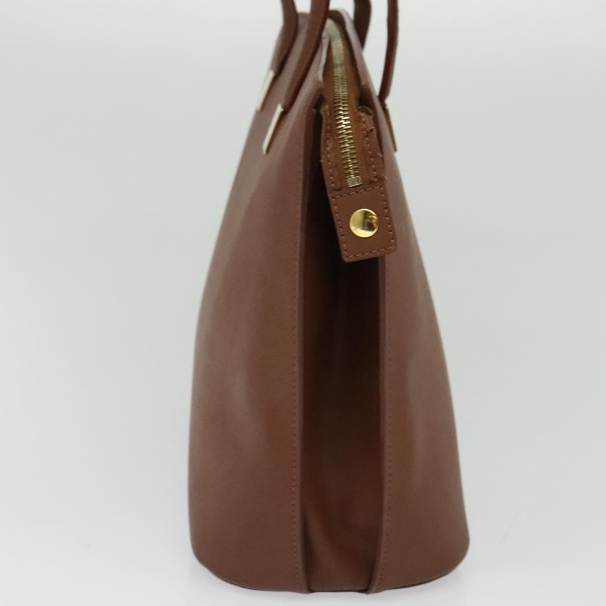 Celine CELINE Hand Bag Leather Brown Gold Size ONE SIZE - 5 Thumbnail