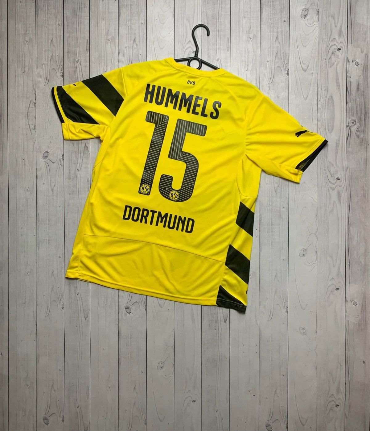 Puma × Vintage Vintage yellow Borussia Dortmund soccer jersey 15 Hummels M Size US M / EU 48-50 / 2 - 1 Thumbnail