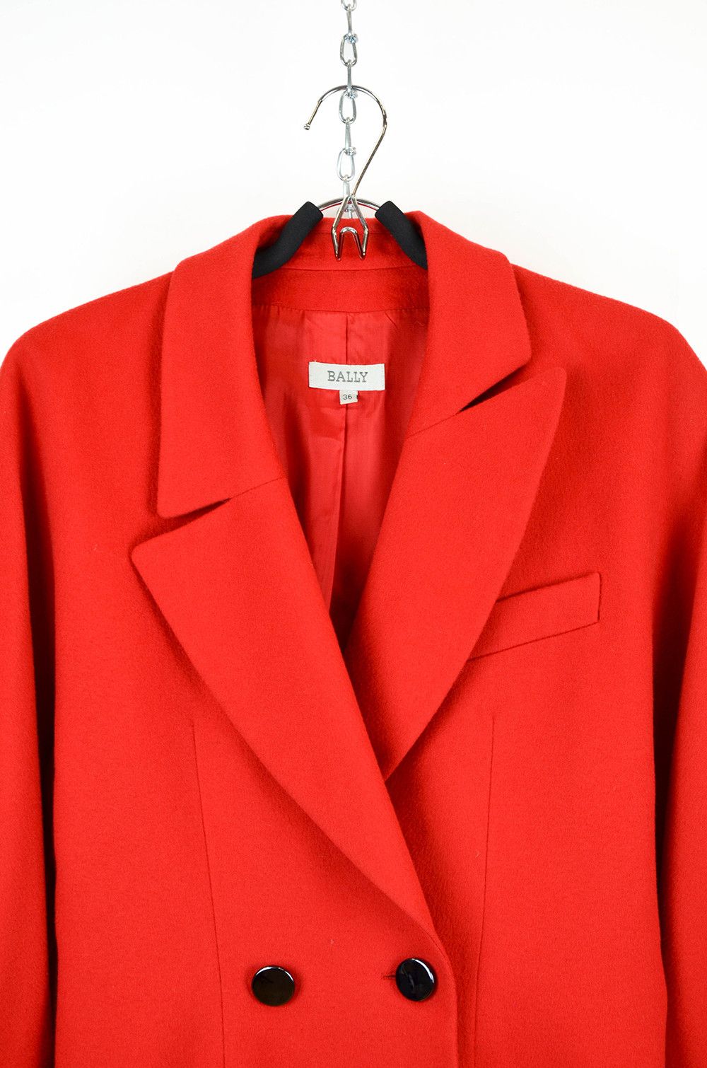 Bally BALLY Red Wool Blazer & Pencil Skirt Suit Set – Size EU 36 Size S / US 4 / IT 40 - 7 Thumbnail