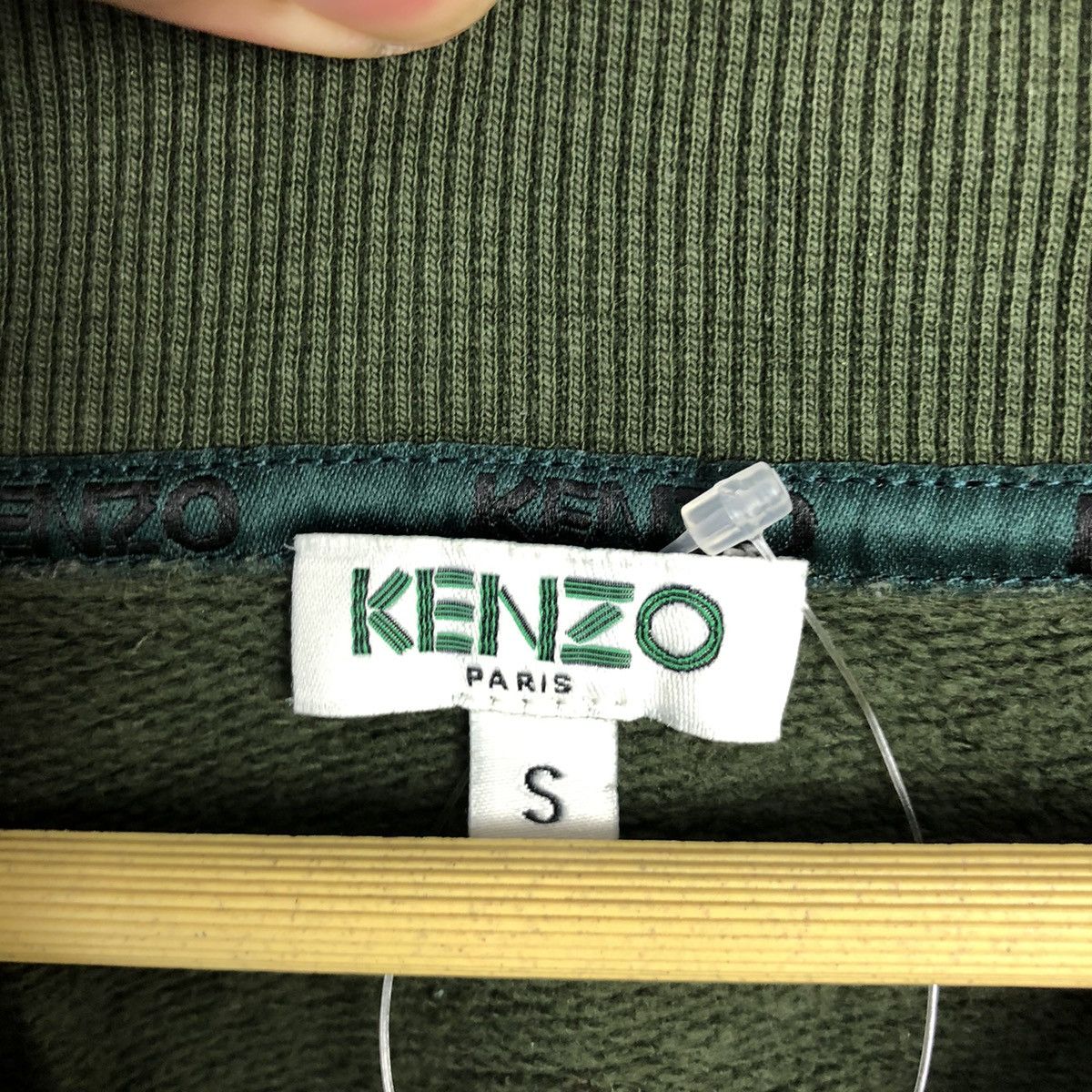 Japanese Brand Kenzo Paris Green Sweatshirt #A426 Size US S / EU 44-46 / 1 - 14 Thumbnail